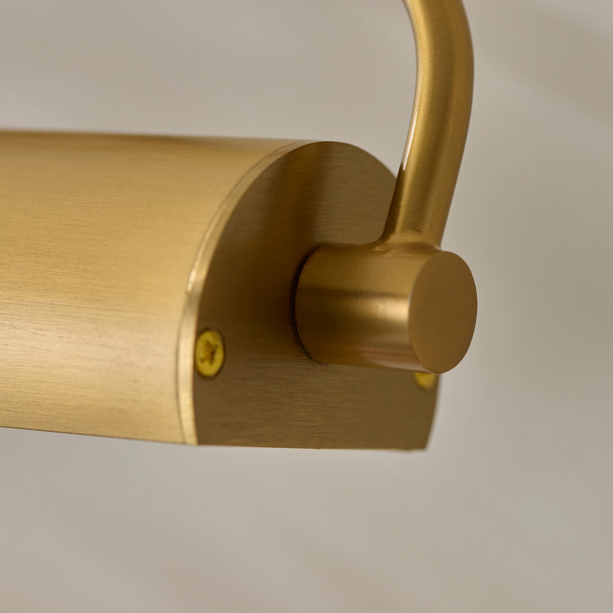 Endon Nantes Rechargeable Picture Light - Warm Brass Plate & Frosted PC