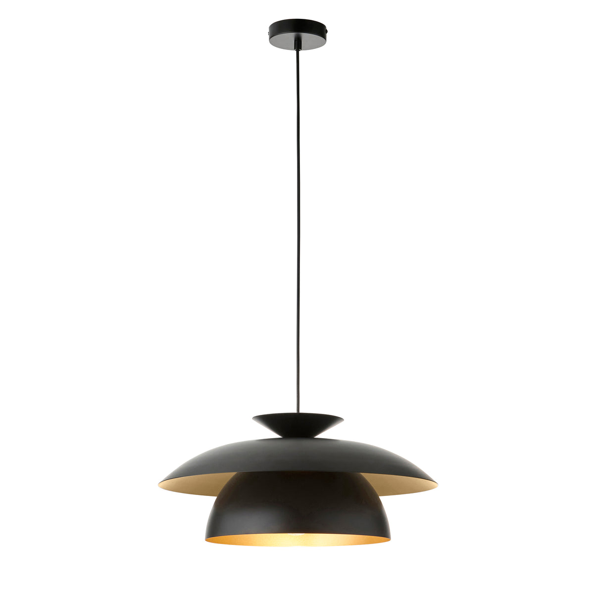 Endon Lyon Pendant - Matt Black