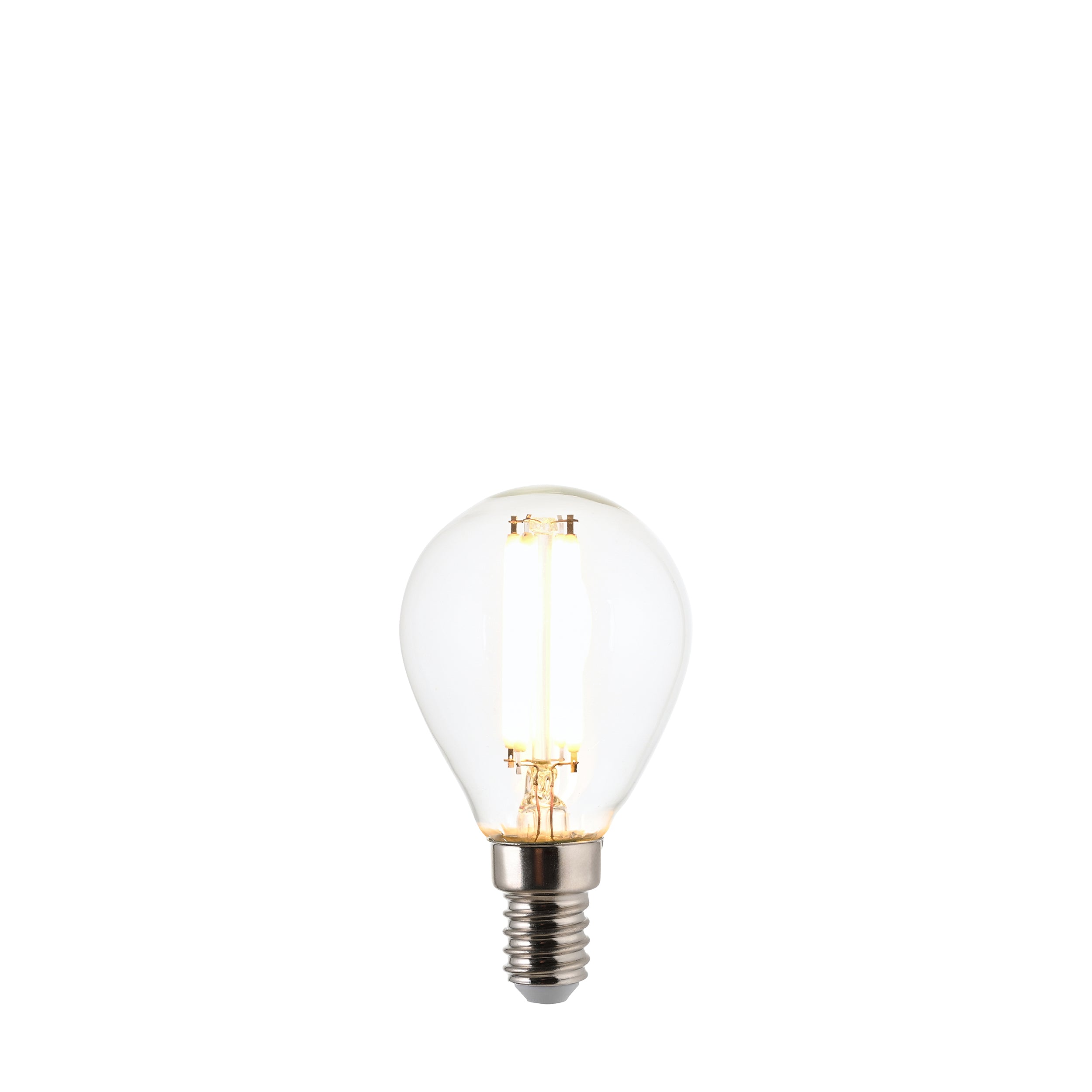 Endon White Filament E14 LED Golf - Non Dimmable Bulb - 2700k