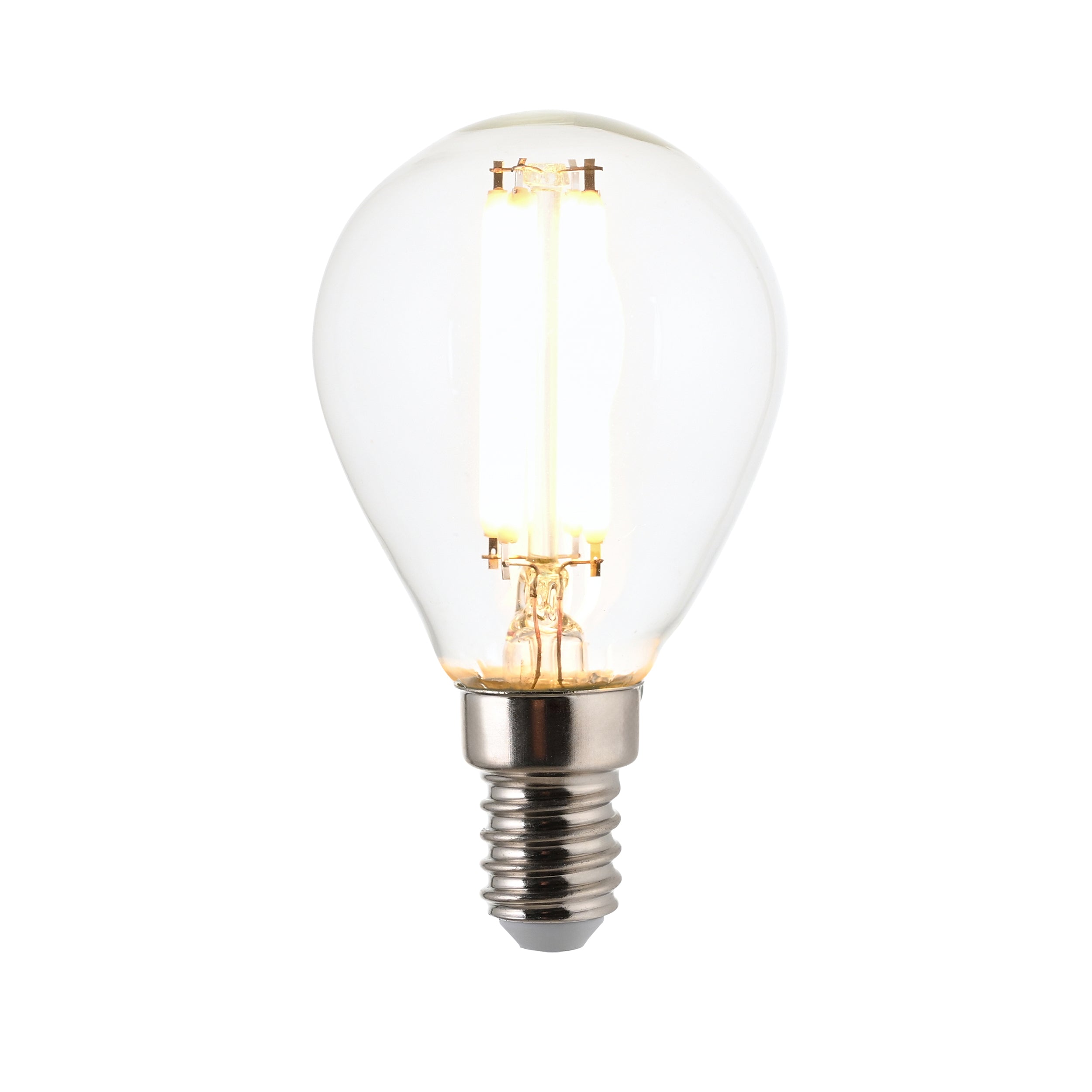 Endon White Filament E14 LED Golf - Non Dimmable Bulb - 2700k