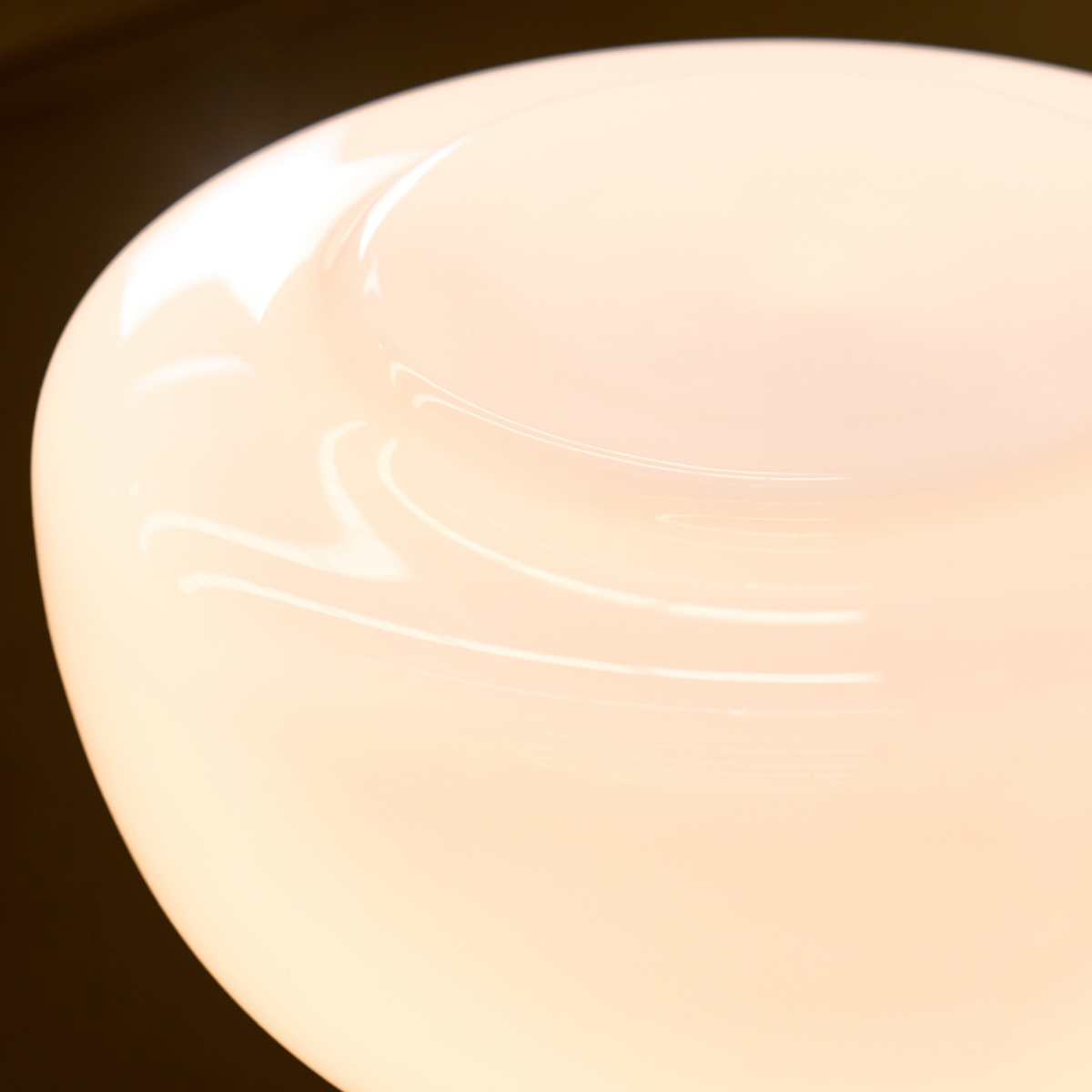 MADE.COM Monroe Table Lamp in Polished Chrome with Opal Glass Shade