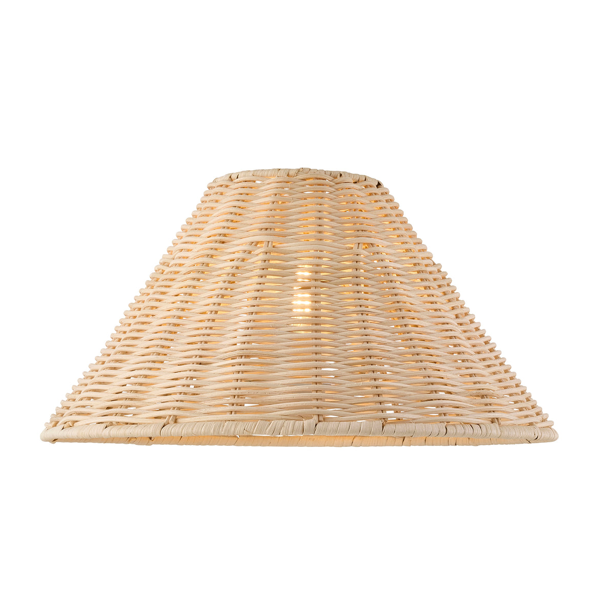 Endon Rattan 31cm Tapered Shade - Natural Rattan