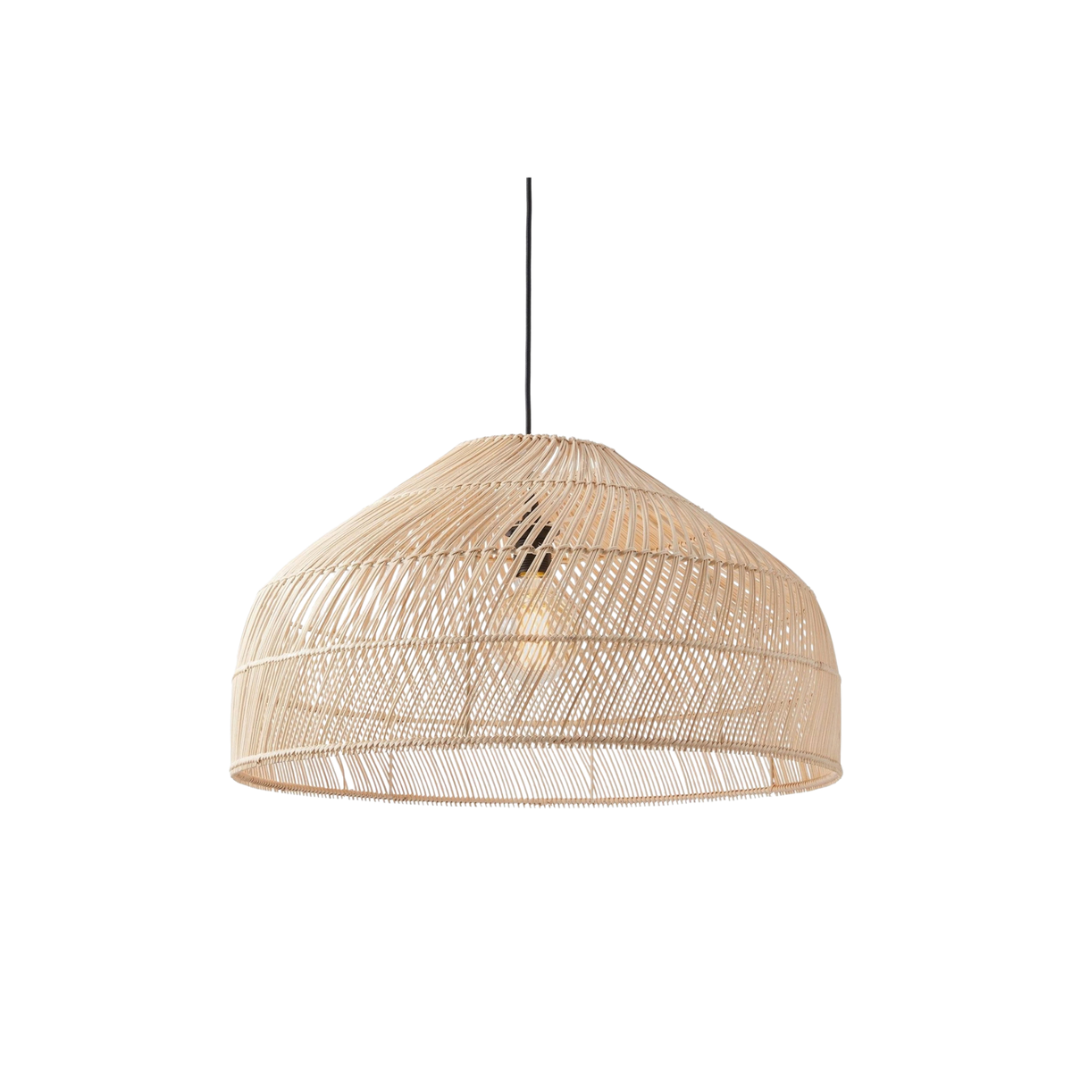 MADE.COM Java Large Lamp Shade in Natural Rattan
