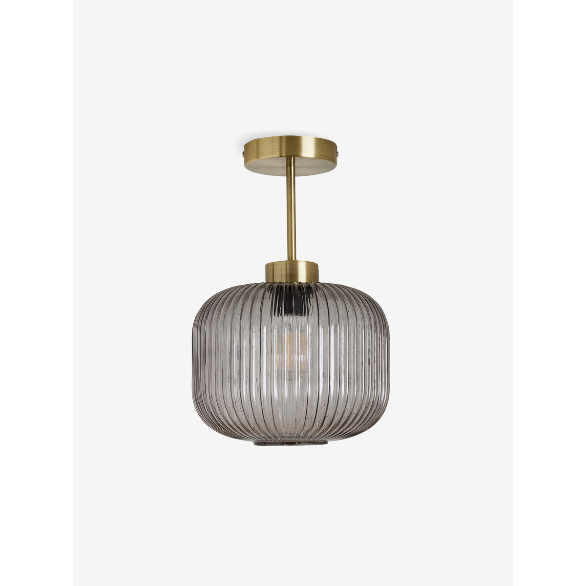 MADE.COM Briz Flush Ceiling Light - Grey