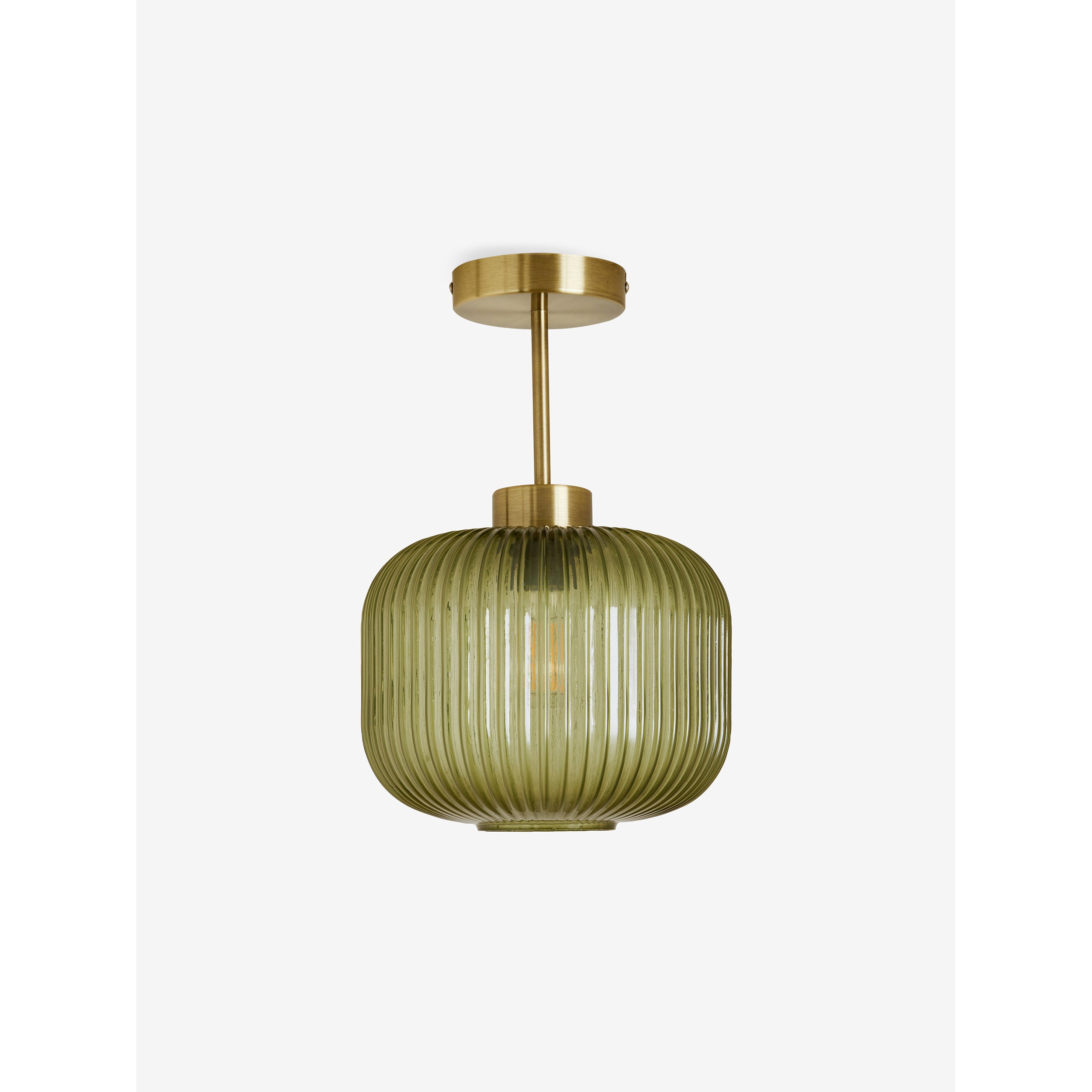 MADE.COM Briz Flush Ceiling Light - Green