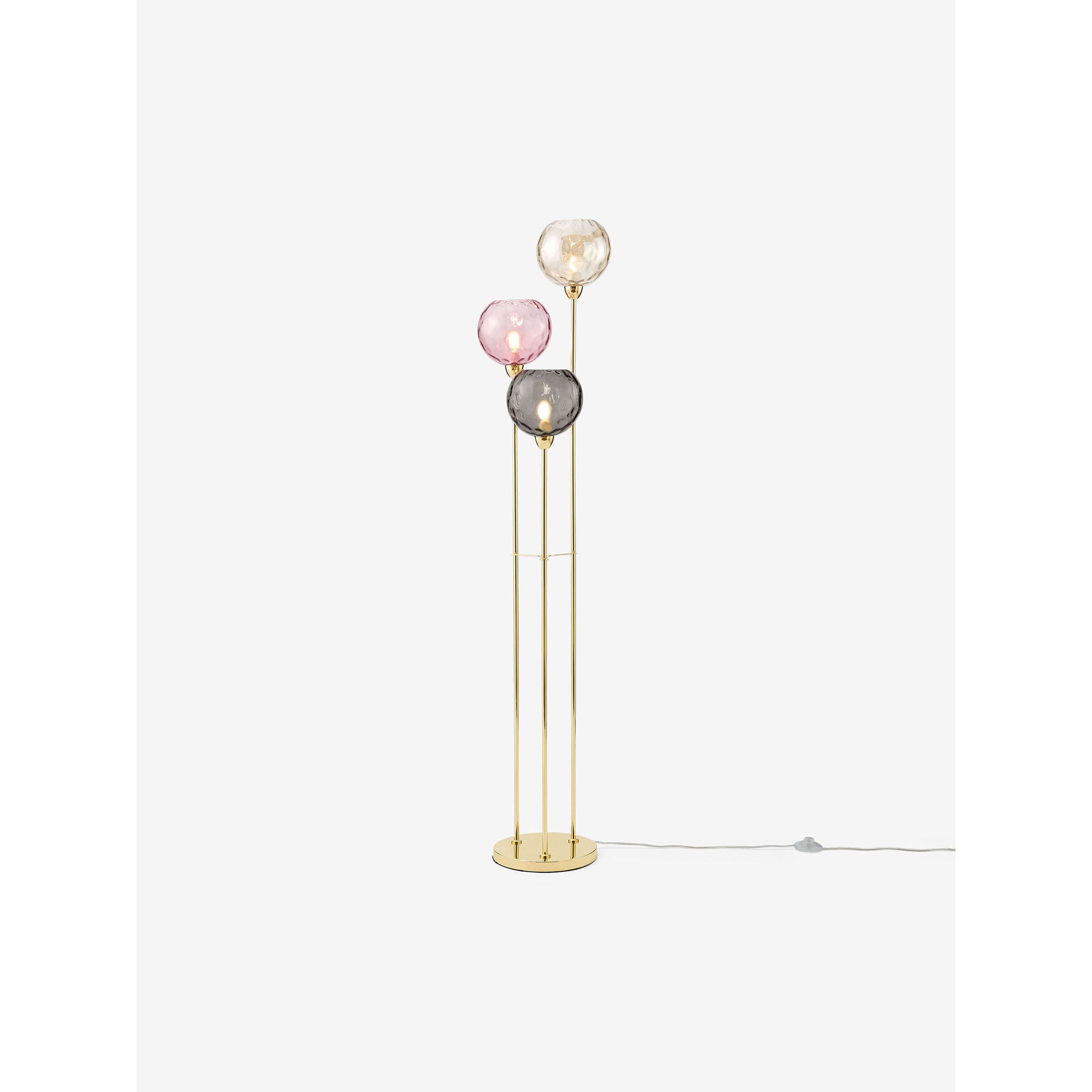 MADE.COM Ilaria Floor Lamp - Light Pink