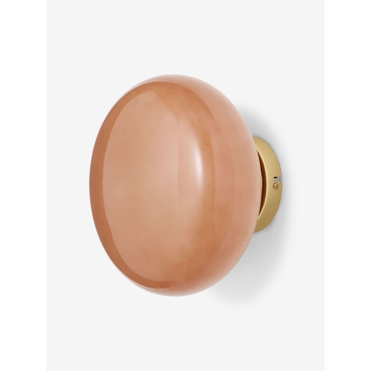 MADE.COM Adrianne Glass Wall Light - Pink