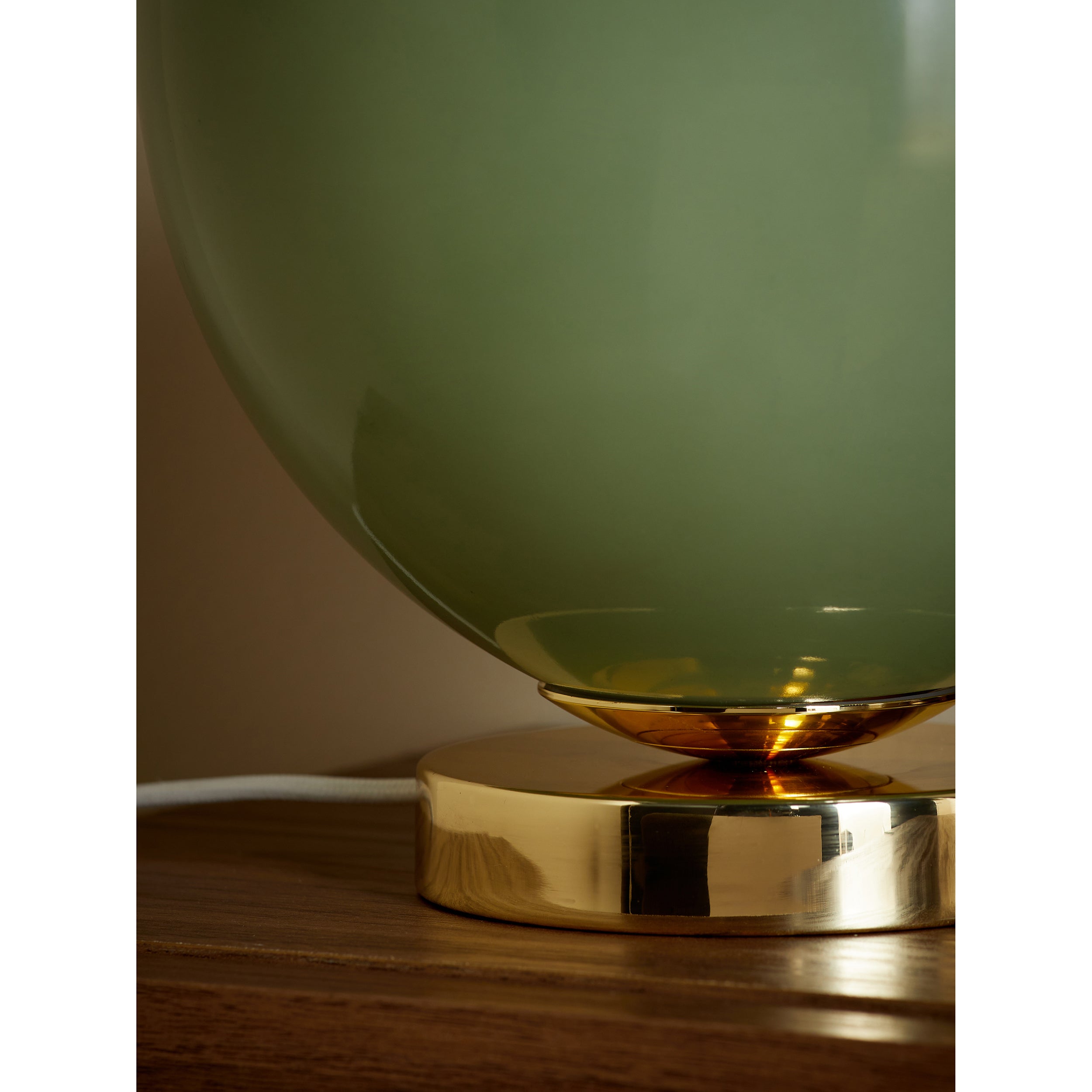 MADE.COM Adrianne Table Lamp - Green