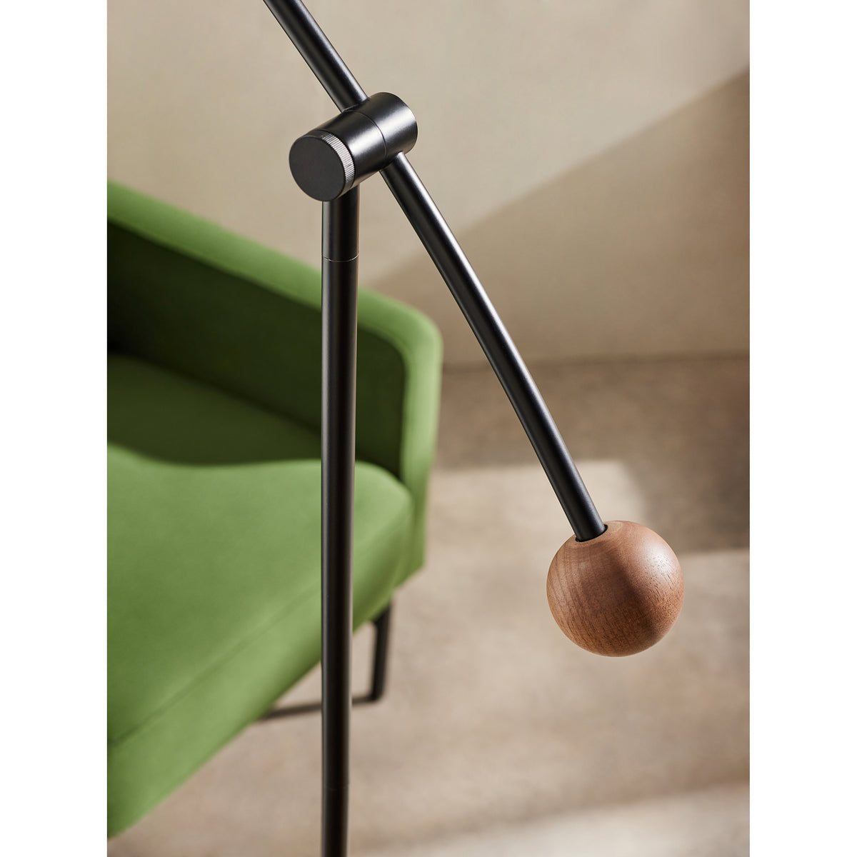 MADE.COM Avery Floor Lamp - Black