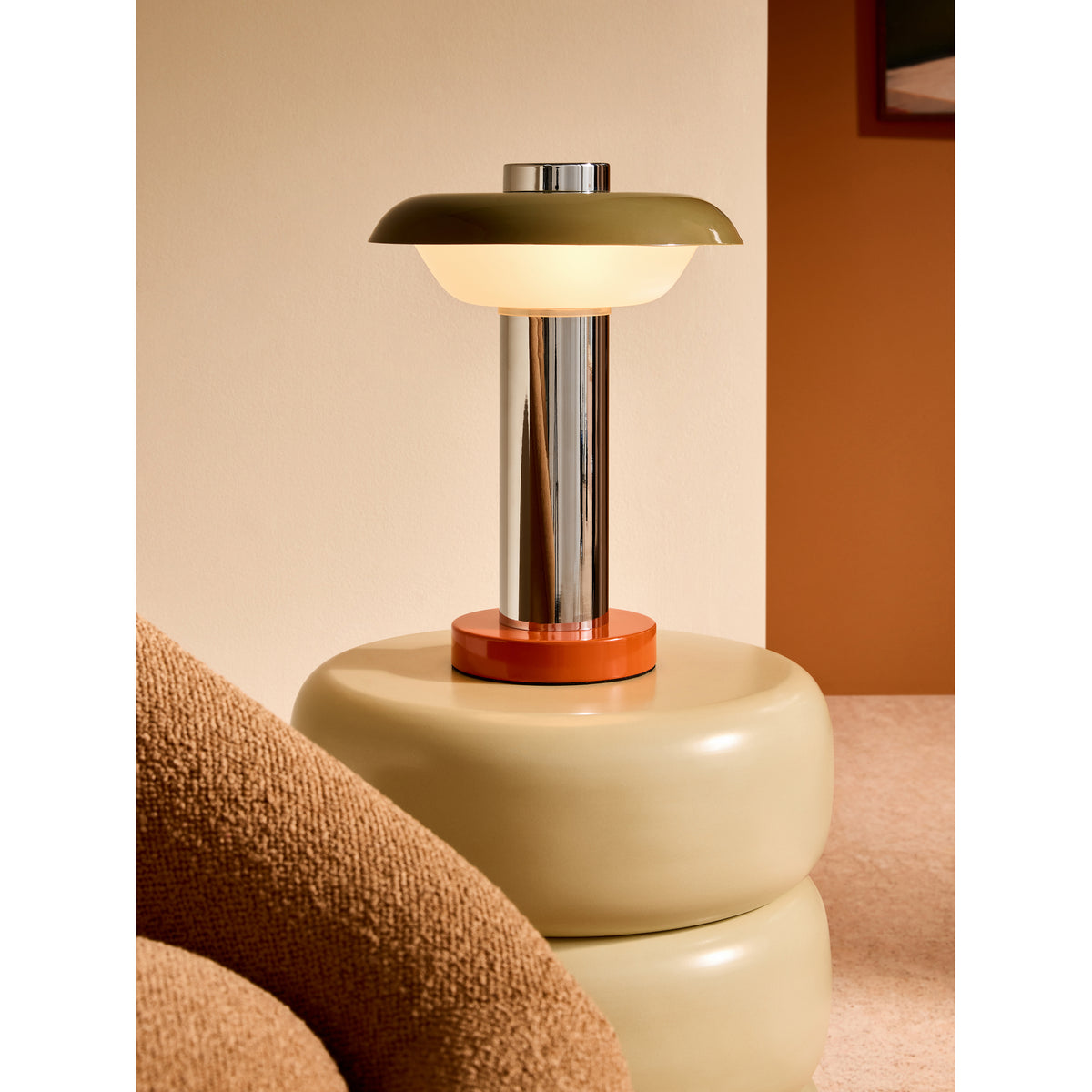 MADE.COM Eero Table Lamp - Chrome