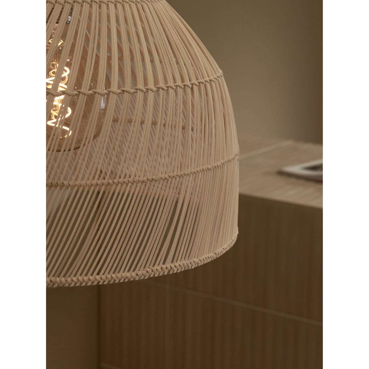 MADE.COM Java Small Lamp Shade - Natural Rattan