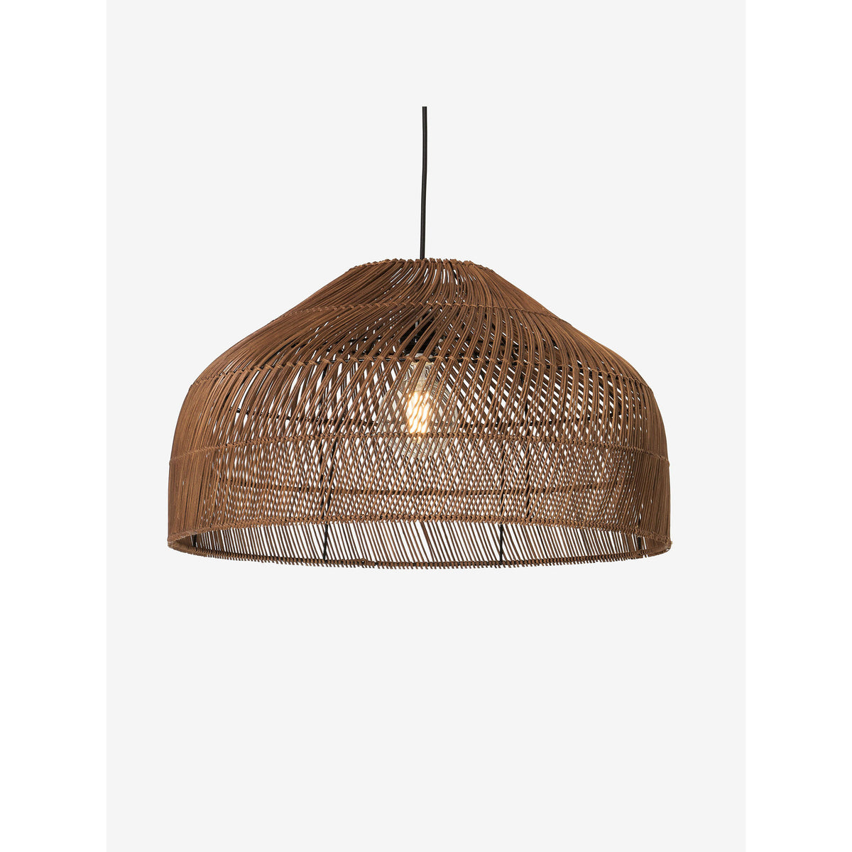 MADE.COM Java Large Lamp Shade - Dark Rattan