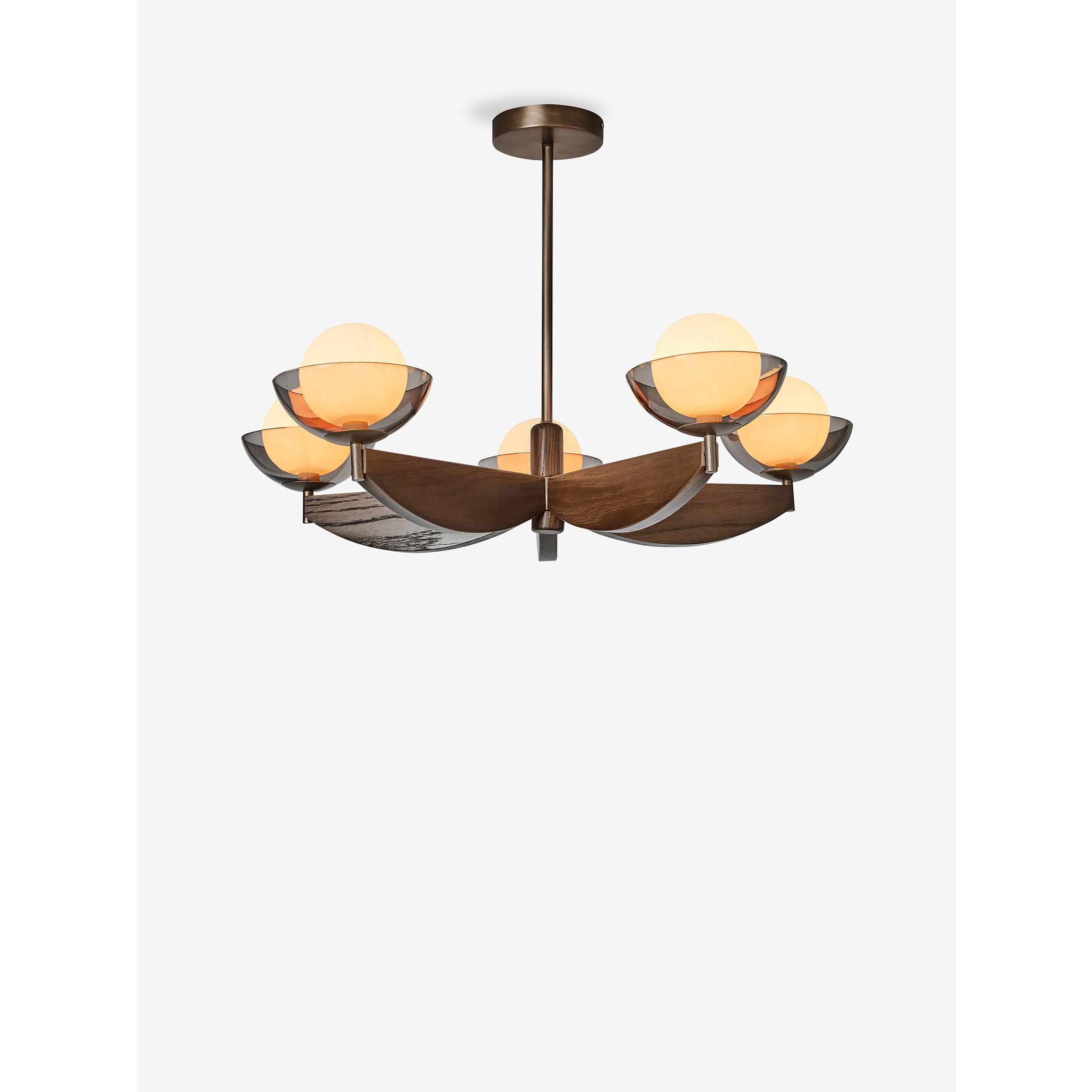 MADE.COM Layla Large Ceiling Light - Wood
