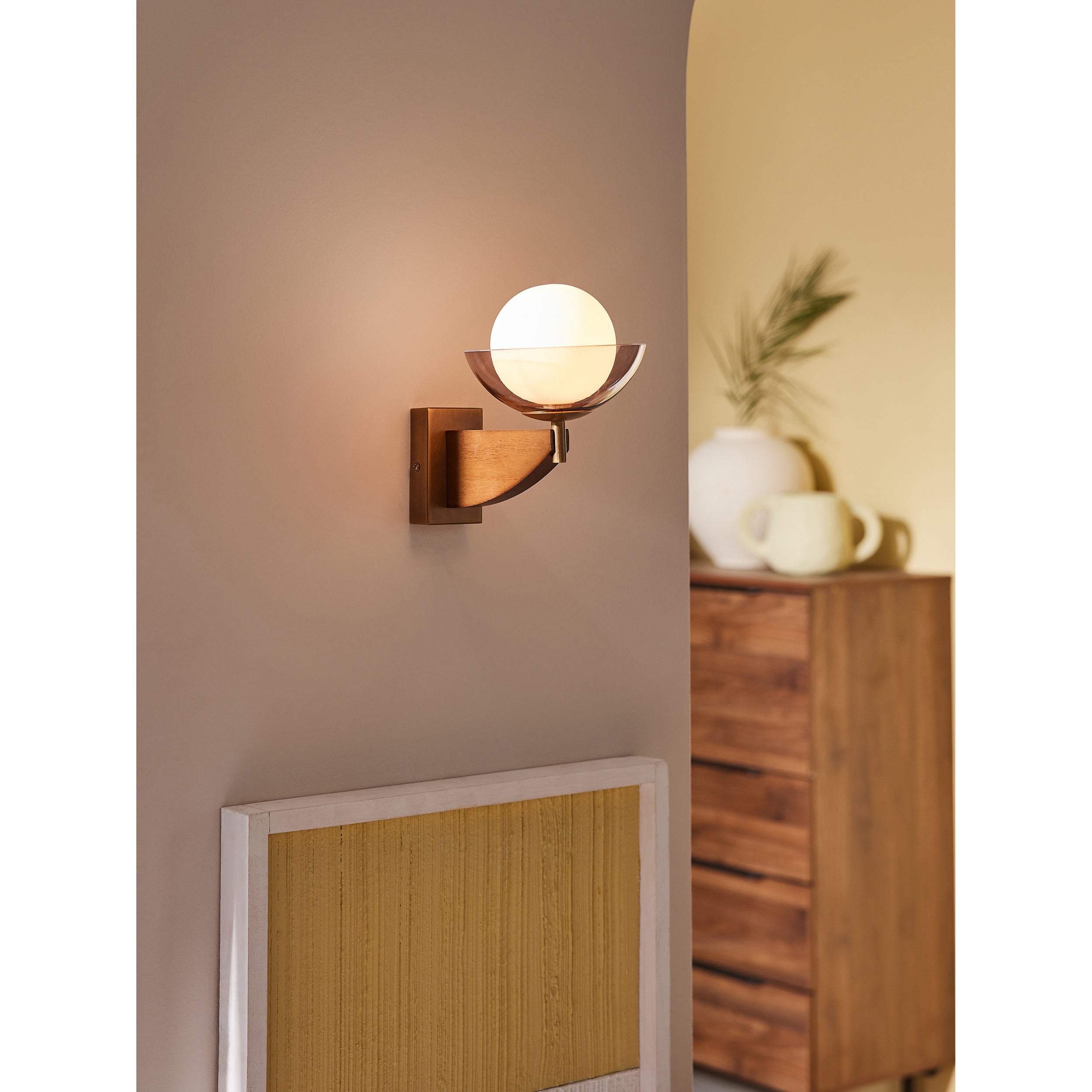 MADE.COM Layla Wall Light - Wood