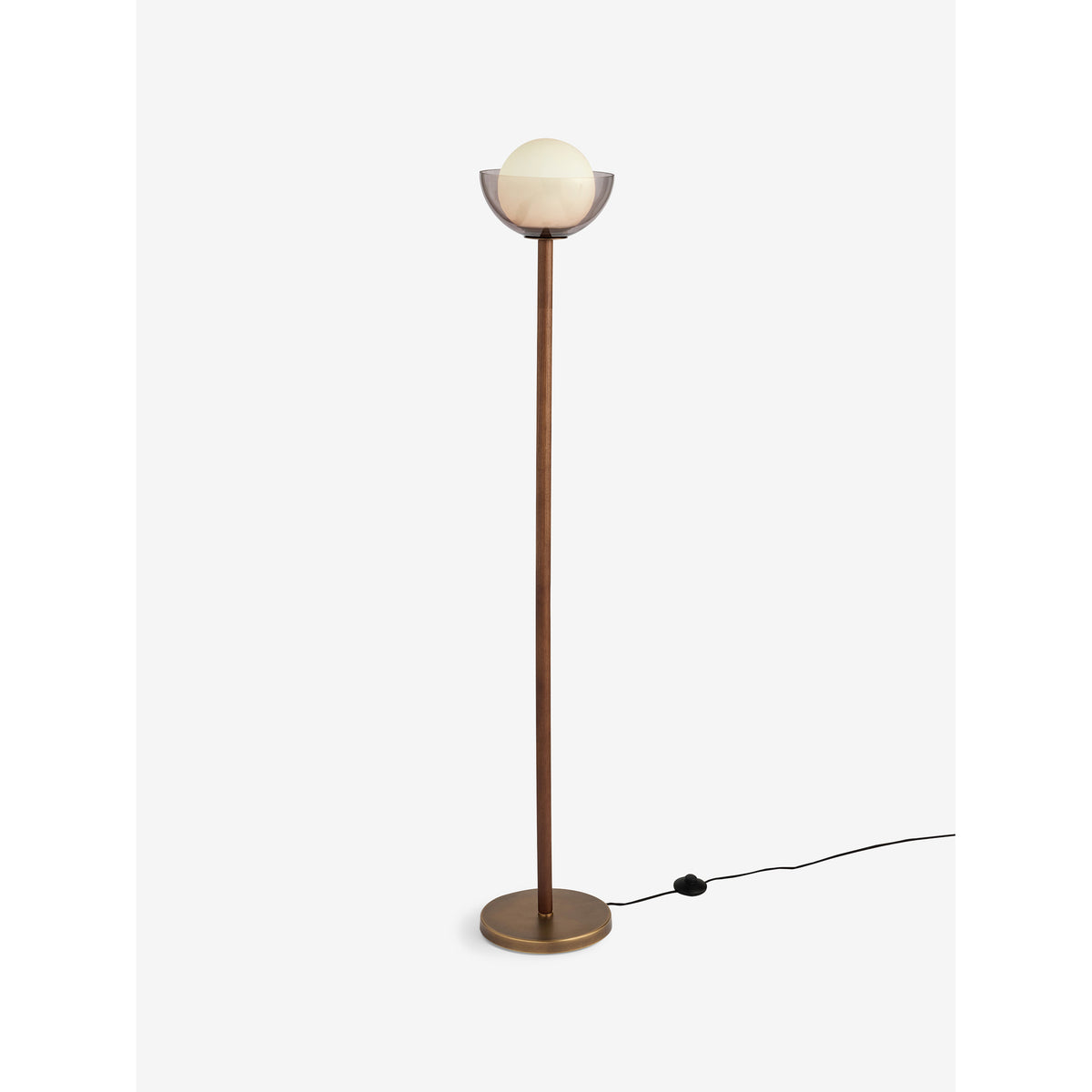MADE.COM Layla Floor Lamp - Dark Wood