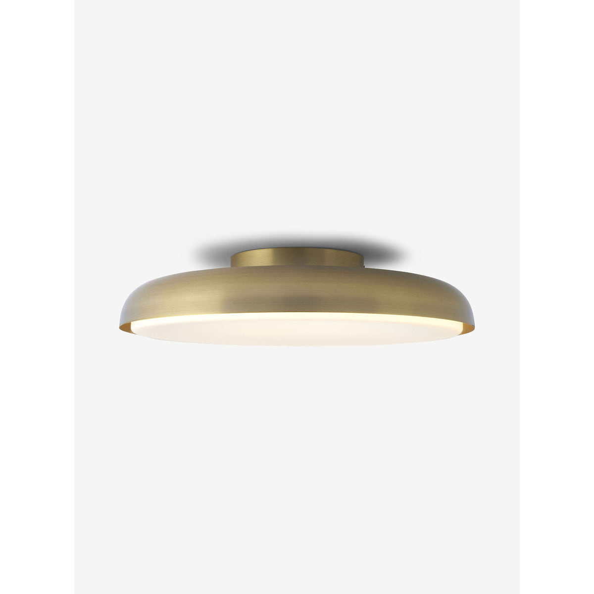 MADE.COM Nura Flush IP44 Bathroom Ceiling Light - Brass