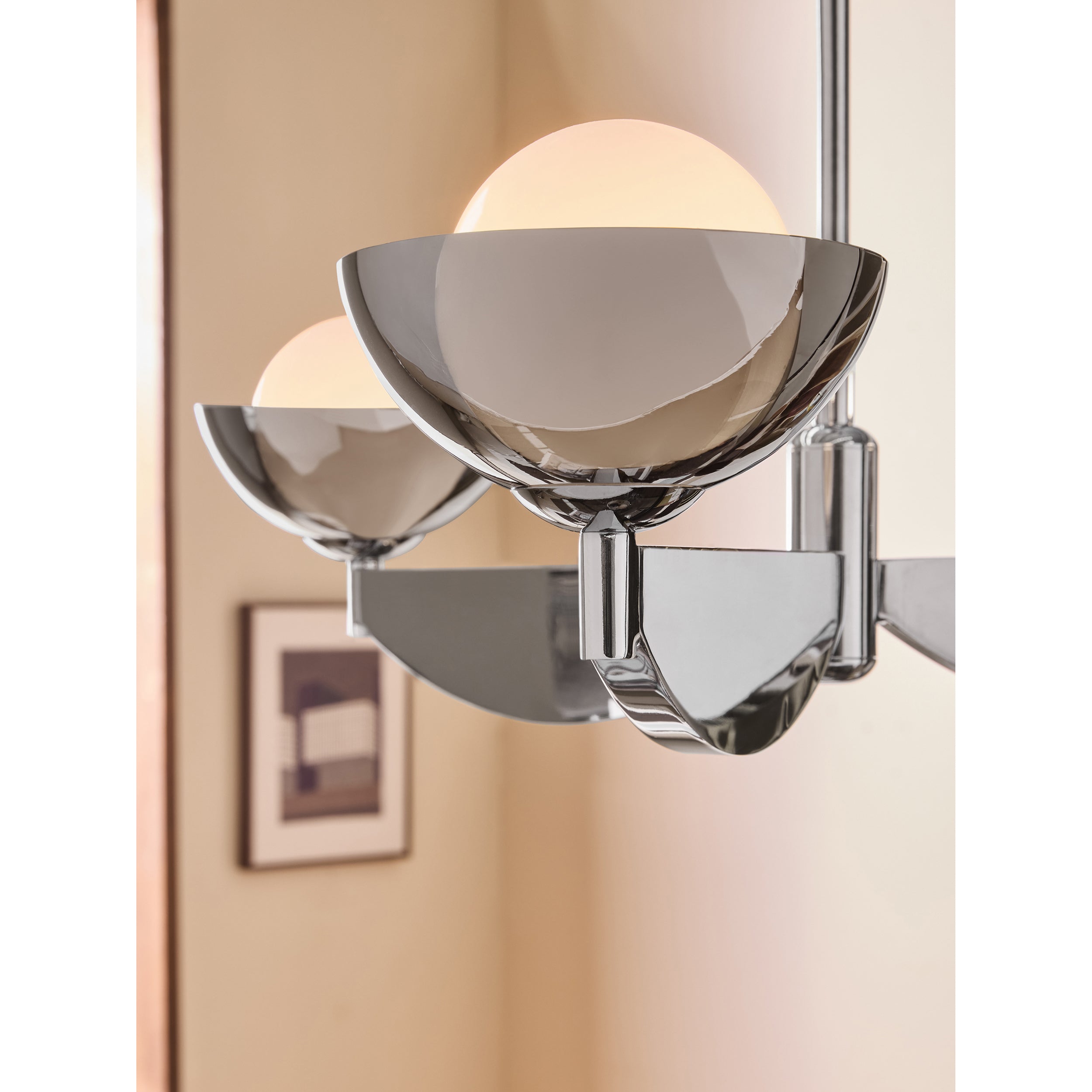 MADE.COM Layla Small Ceiling Light - Chrome