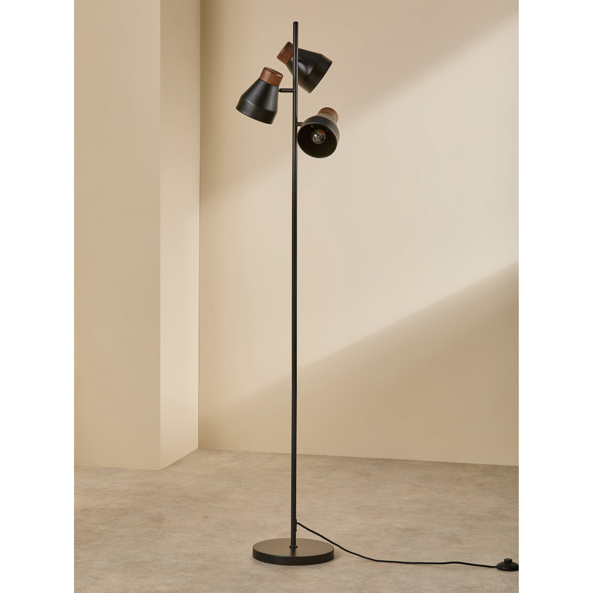 MADE.COM Albert Floor Lamp - Black