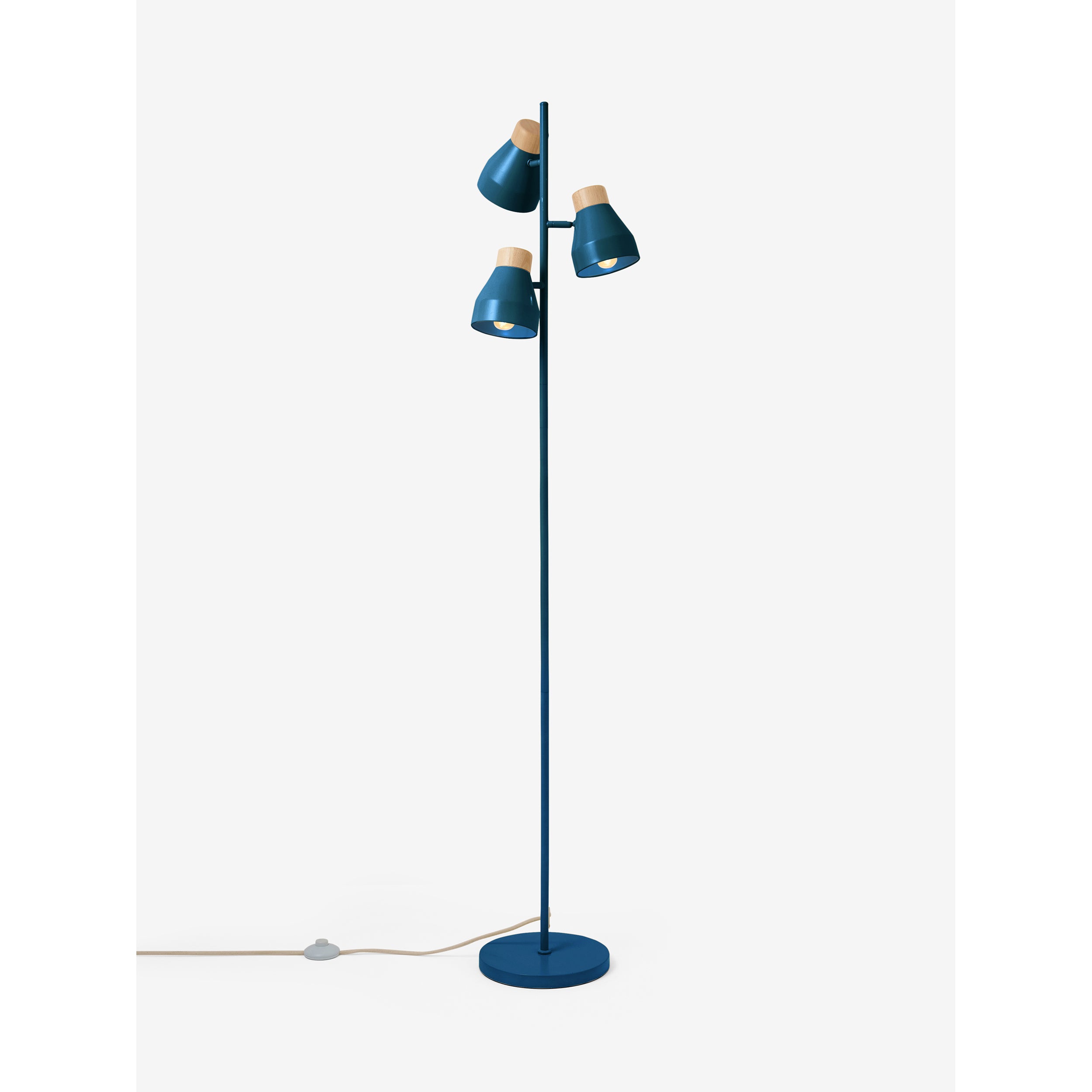 MADE.COM Albert Floor Lamp - Navy