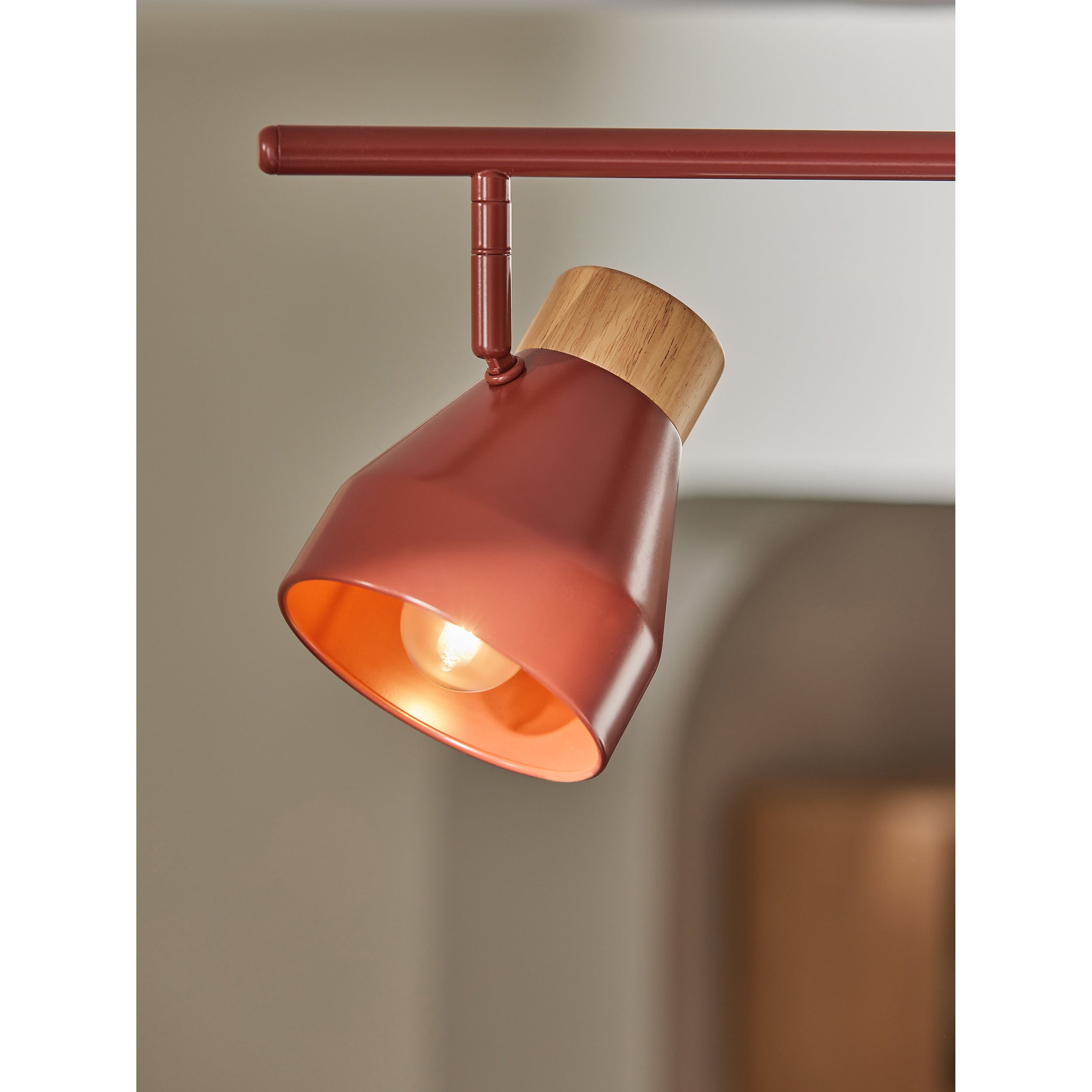 MADE.COM Albert 3 Light Linear Pendant - Terracotta