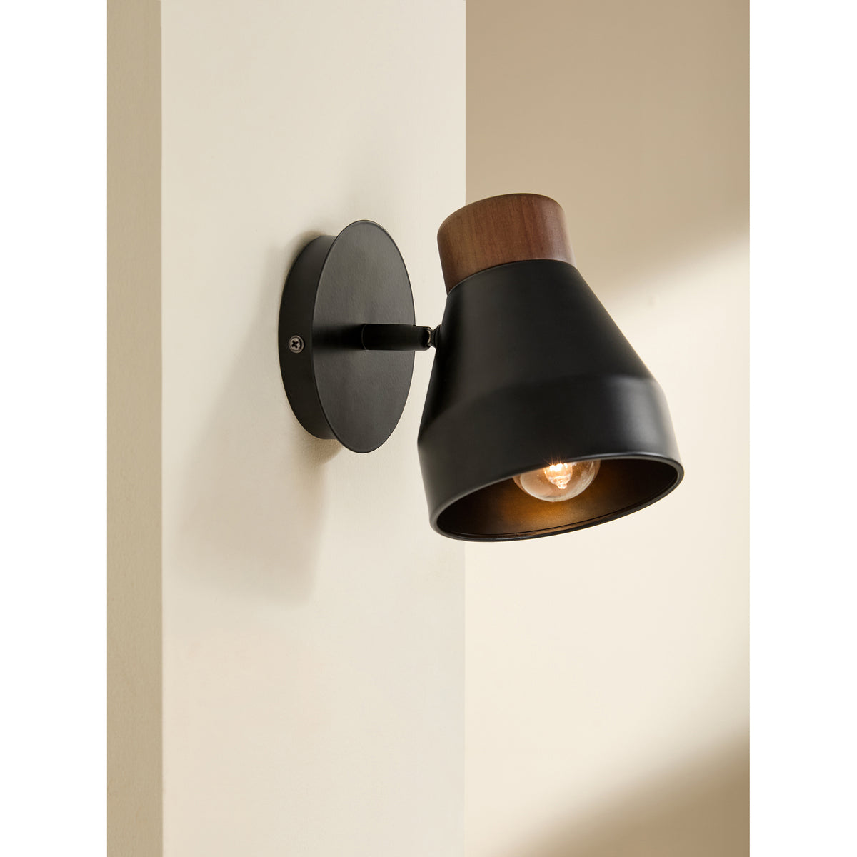 MADE.COM Albert Wall Spotlight - Black