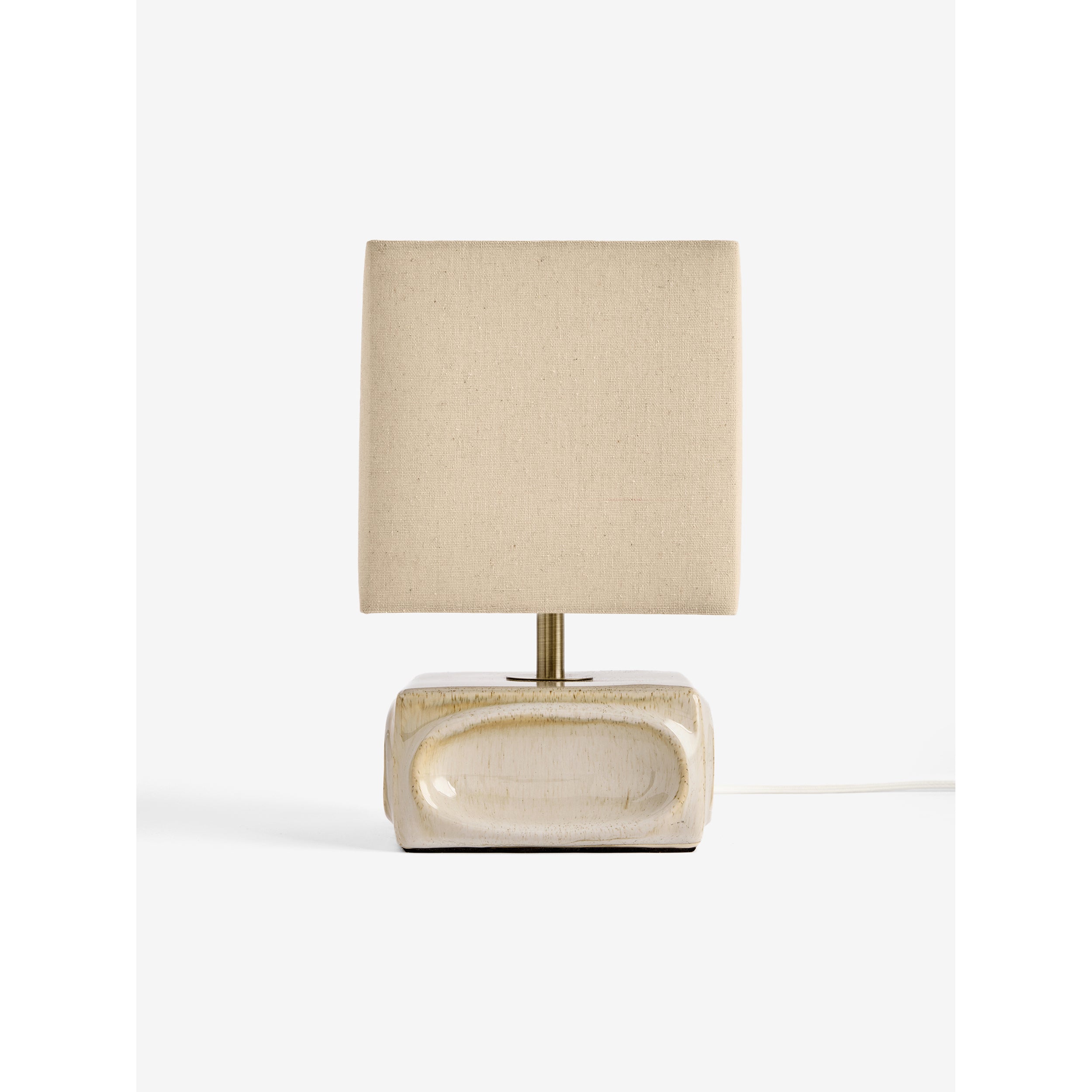 MADE.COM Nell Ceramic Table Lamp - Cream