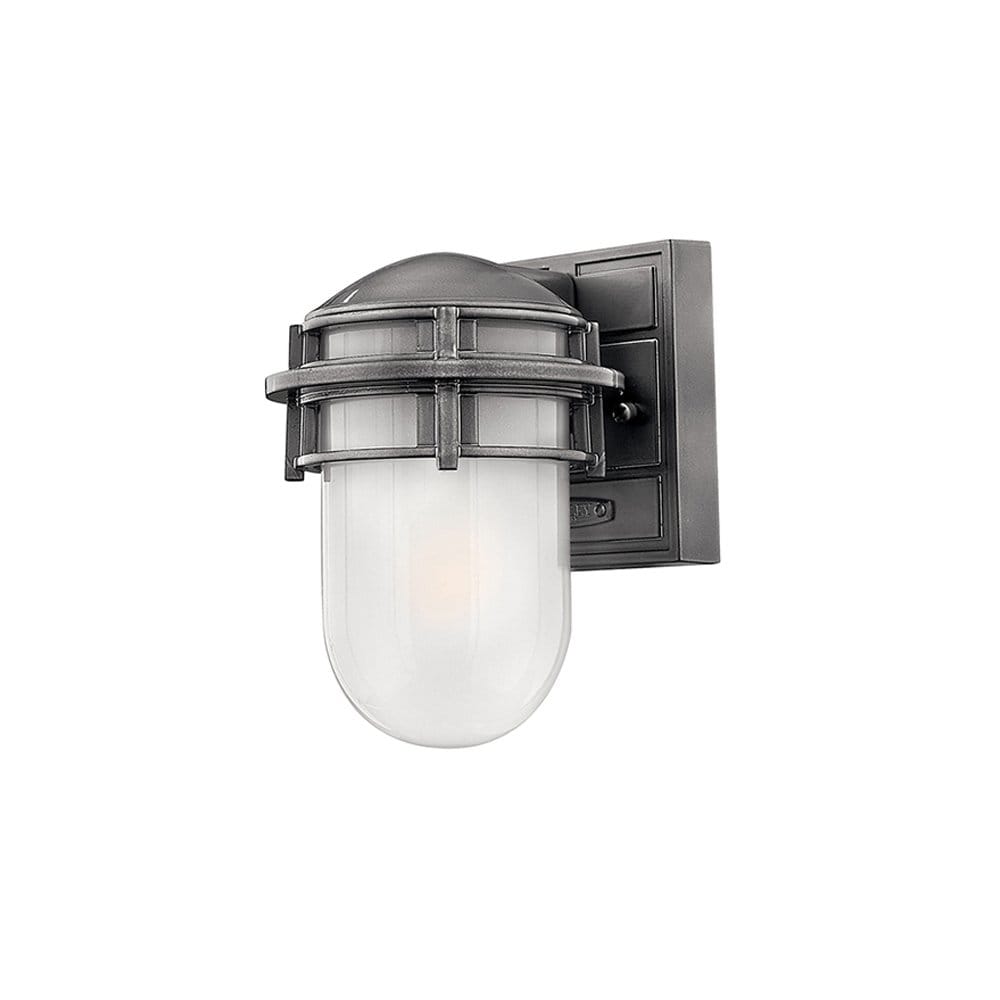 Hinkley Reef Single Mini Wall Lantern - Hematite