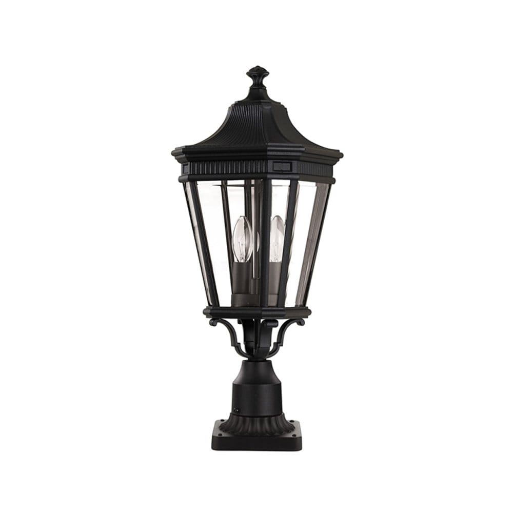 Feiss Cotswold Lane 2 Light Medium Pedestal - Black