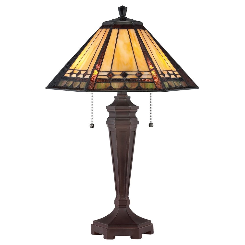 Quoizel Arden 2 Light Desk Lamp - Bronze Patina