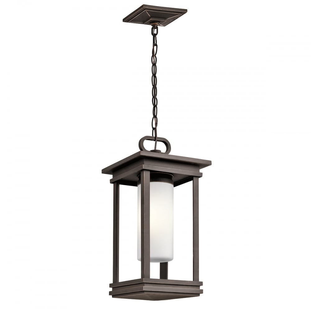 Kichler South Hope Single Small Chain Lantern - Oil Rubbed Bronze