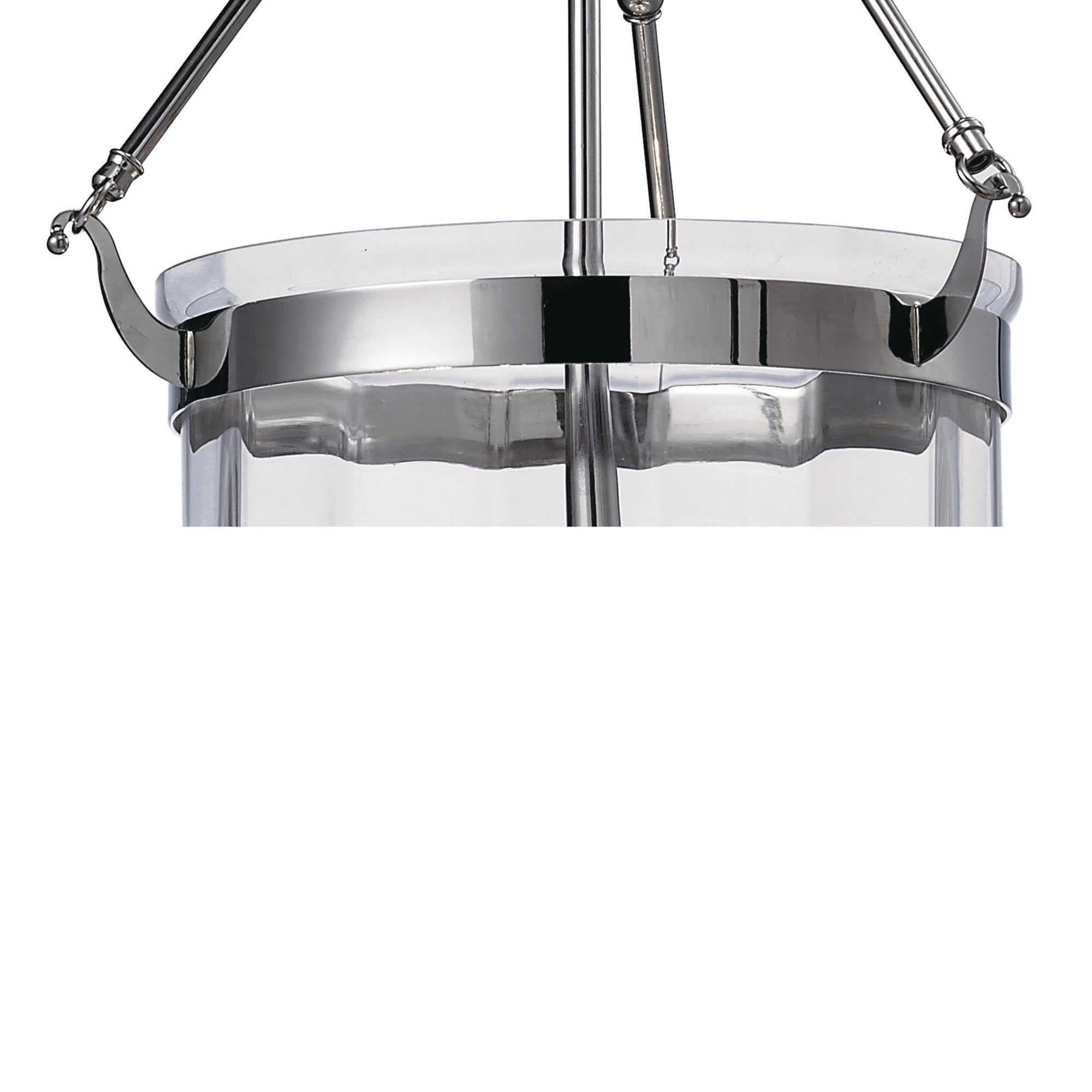 Diyas IL31073 Aubrey Pendant 4 Light Polished Chrome/Glass