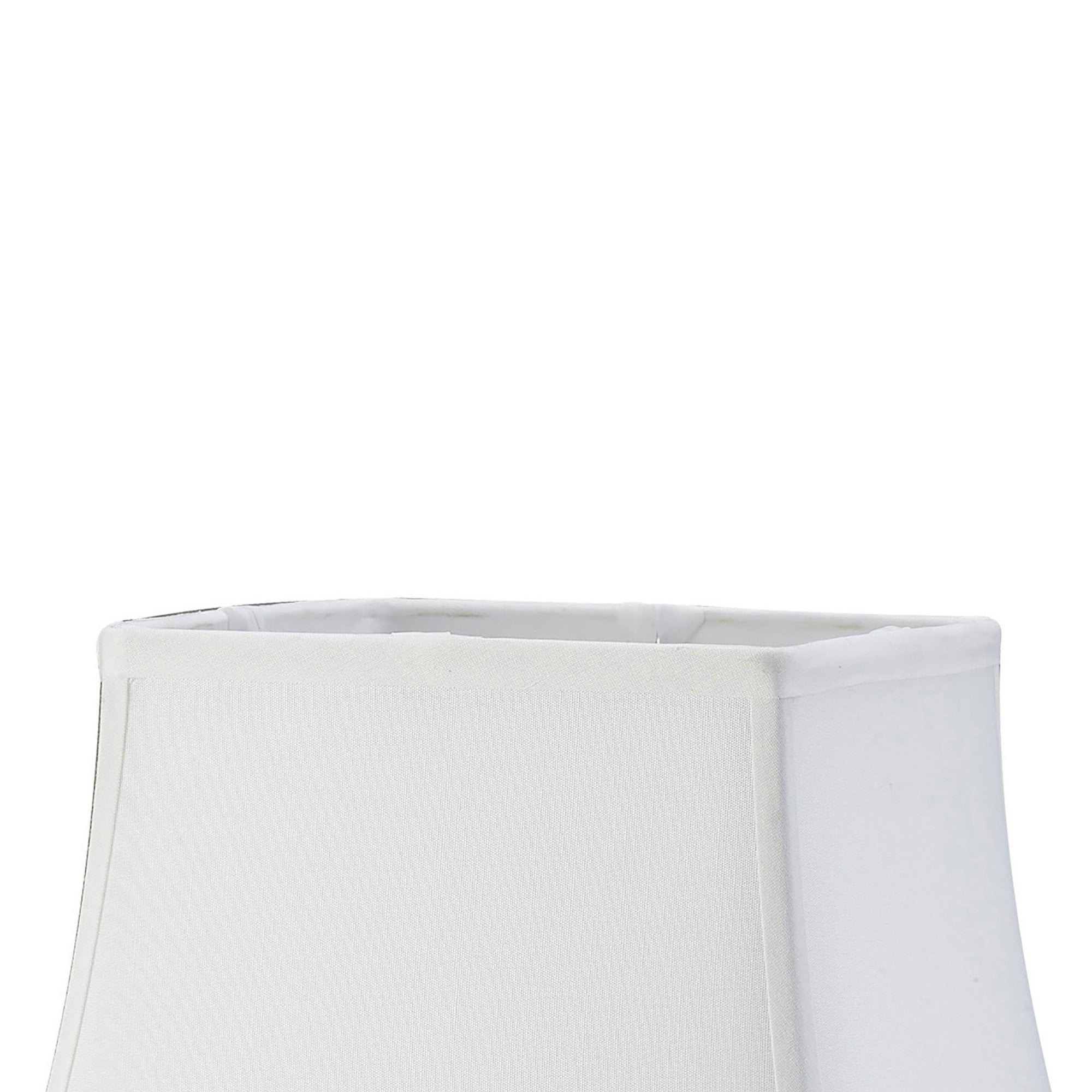 Diyas ILS20254 Contessa Square Large Shade - White 19/35.5cm - Shade Only