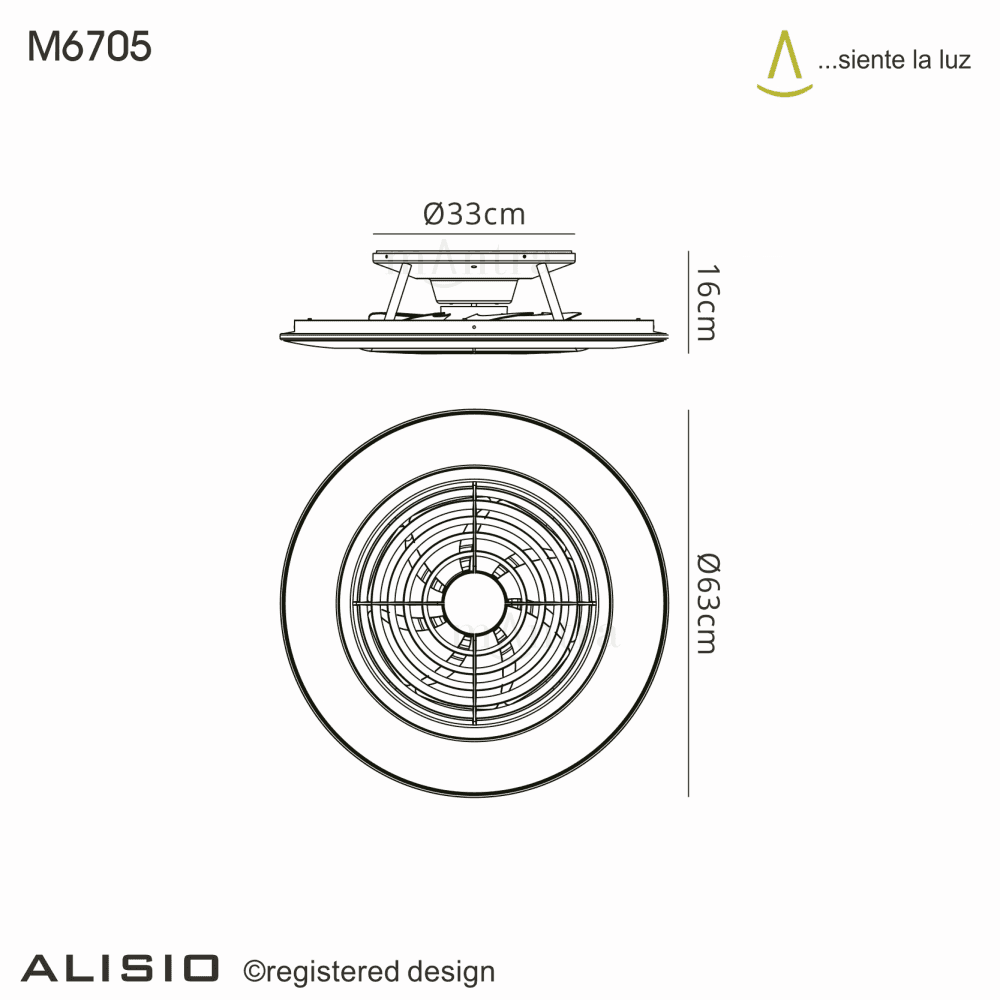 Mantra Alisio 70W LED Dimmable Ceiling Light & Fan, Remote, APP Controlled, White