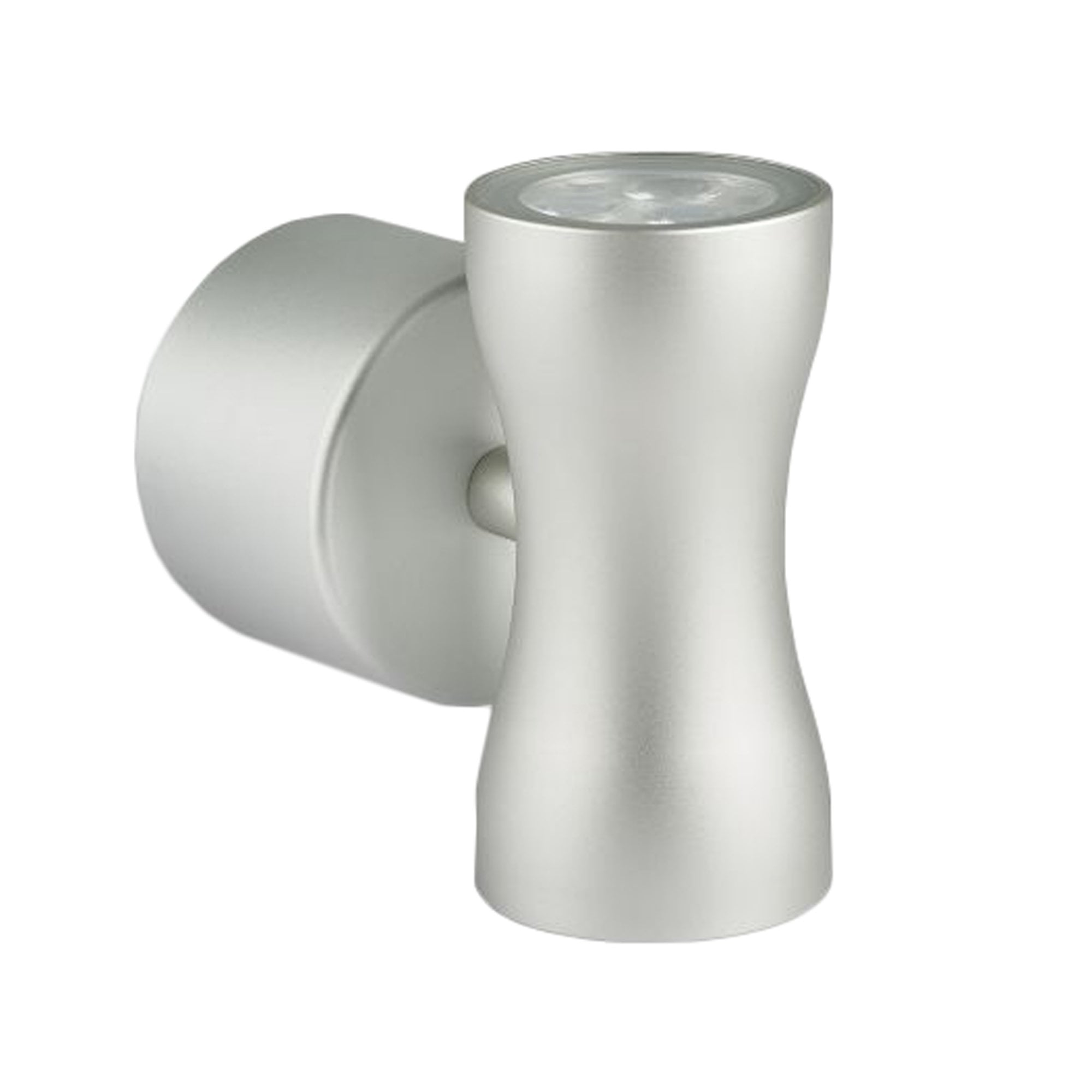 Collingwood WL070 SPS Straight to Mains, High Output LED Wall Light - Aluminium Silver