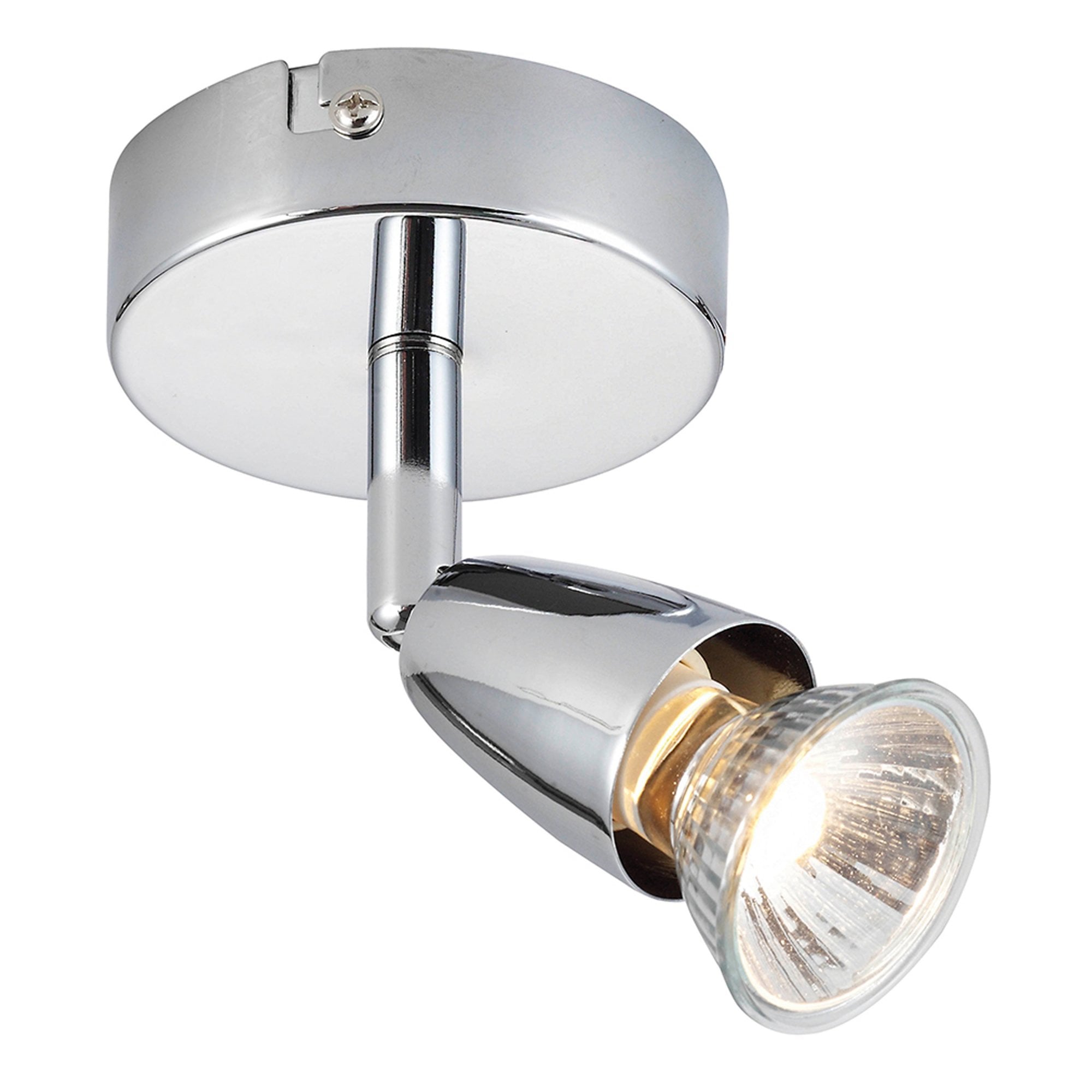 Saxby Amalfi Single Light Spotlight - Chrome Plate