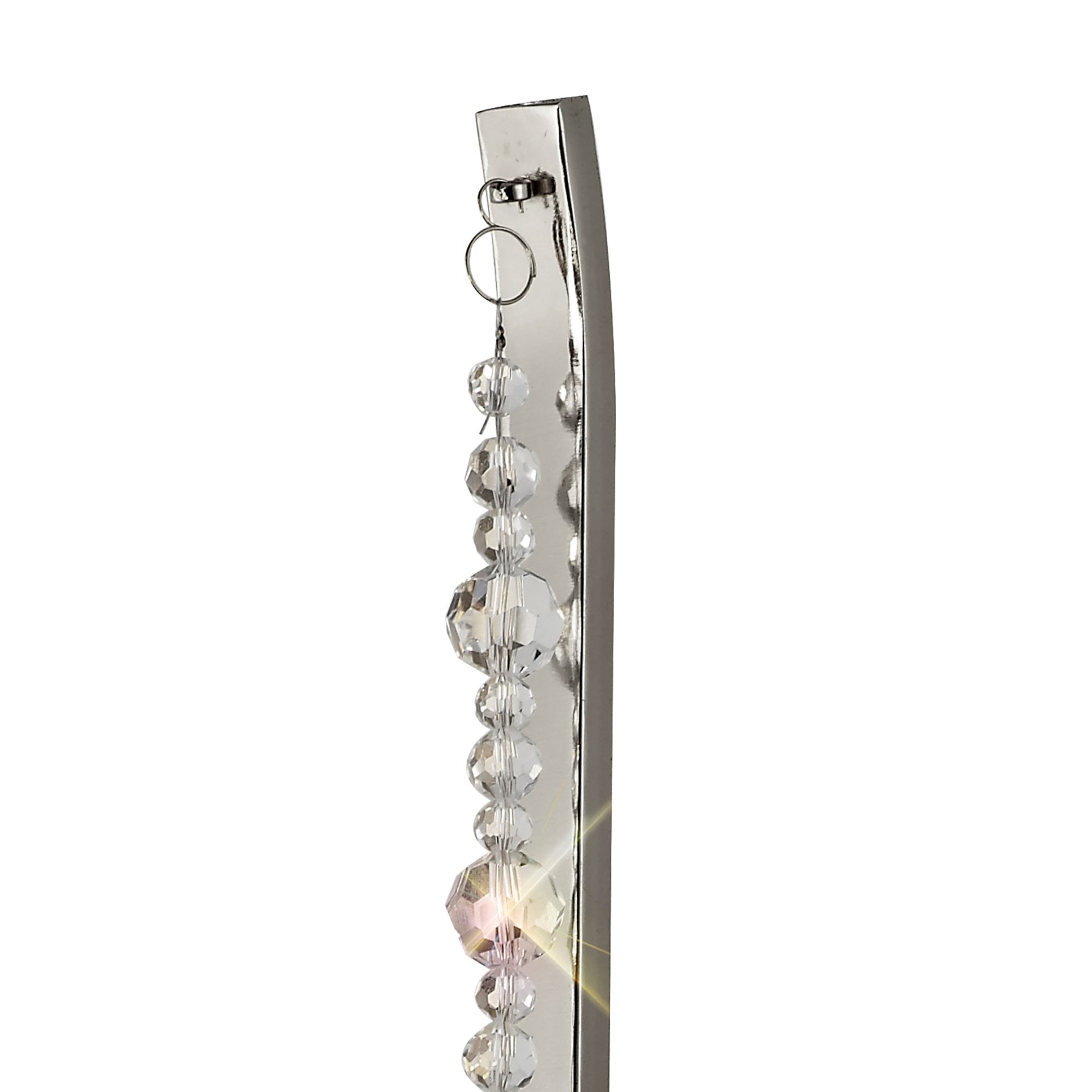 Diyas Armand Wall Lamp Single Light E14 - Polished Chrome/Crystal
