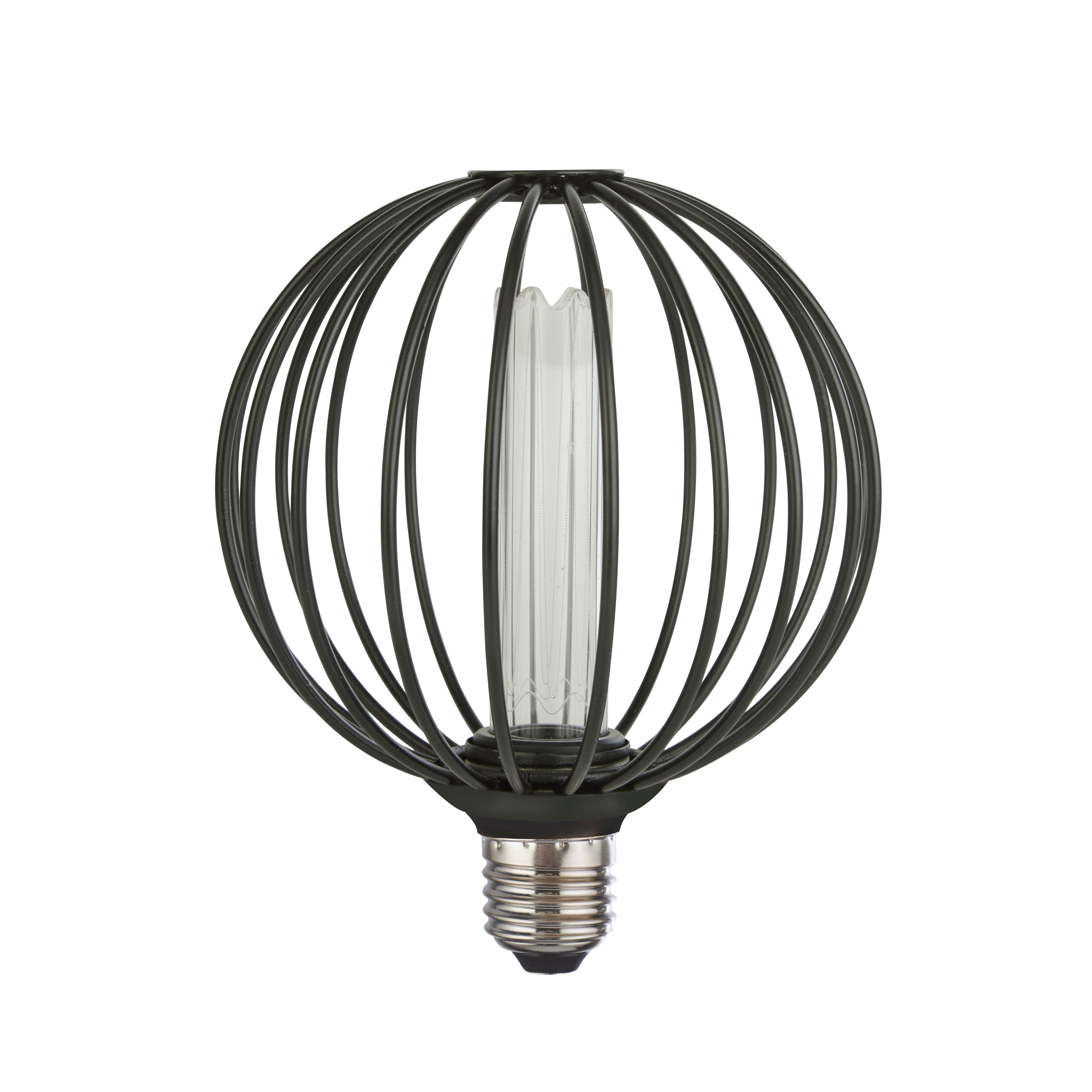 Searchlight E27 LED 3.5W Globe Lamp - 1800K - Dimmable - Black