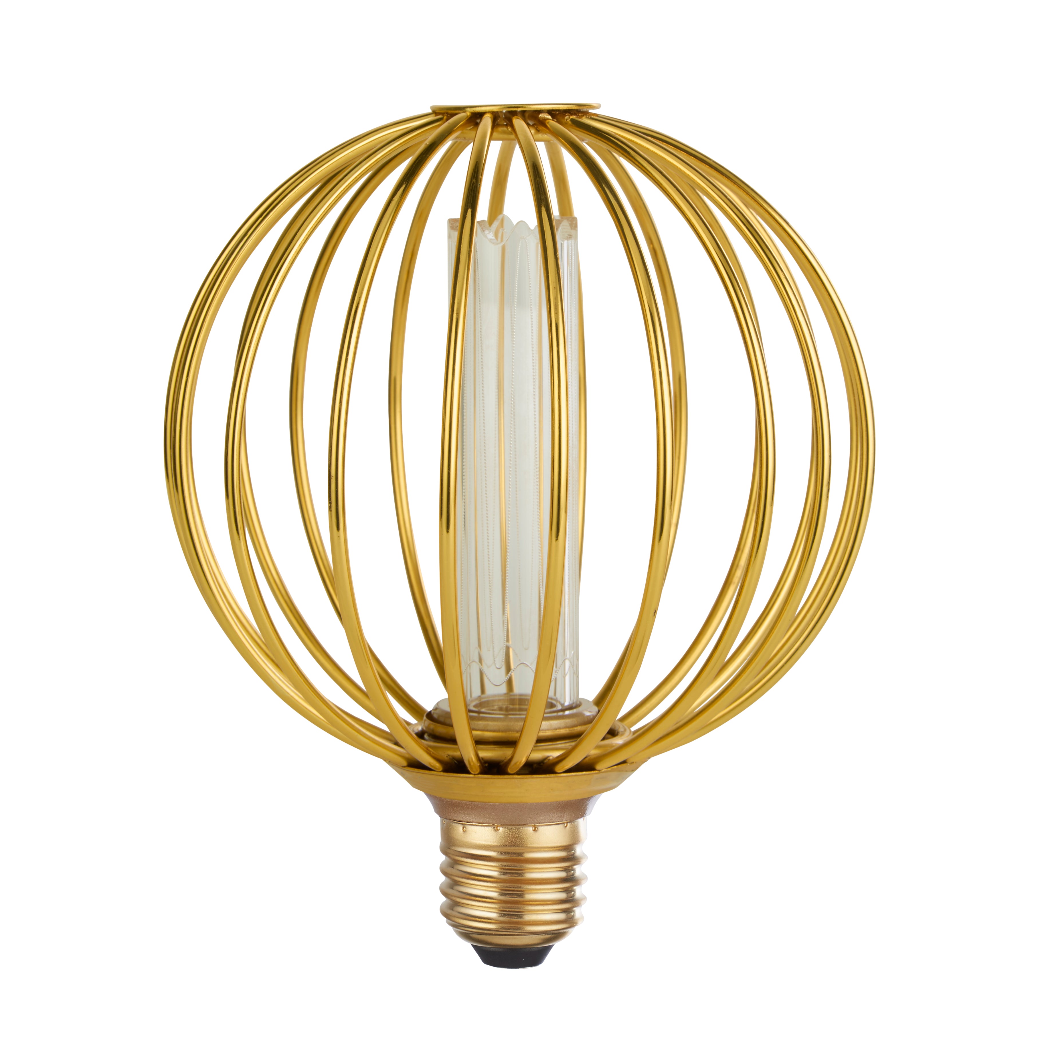 Searchlight E27 LED 3.5W Globe Lamp - 1800K - Dimmable - Gold