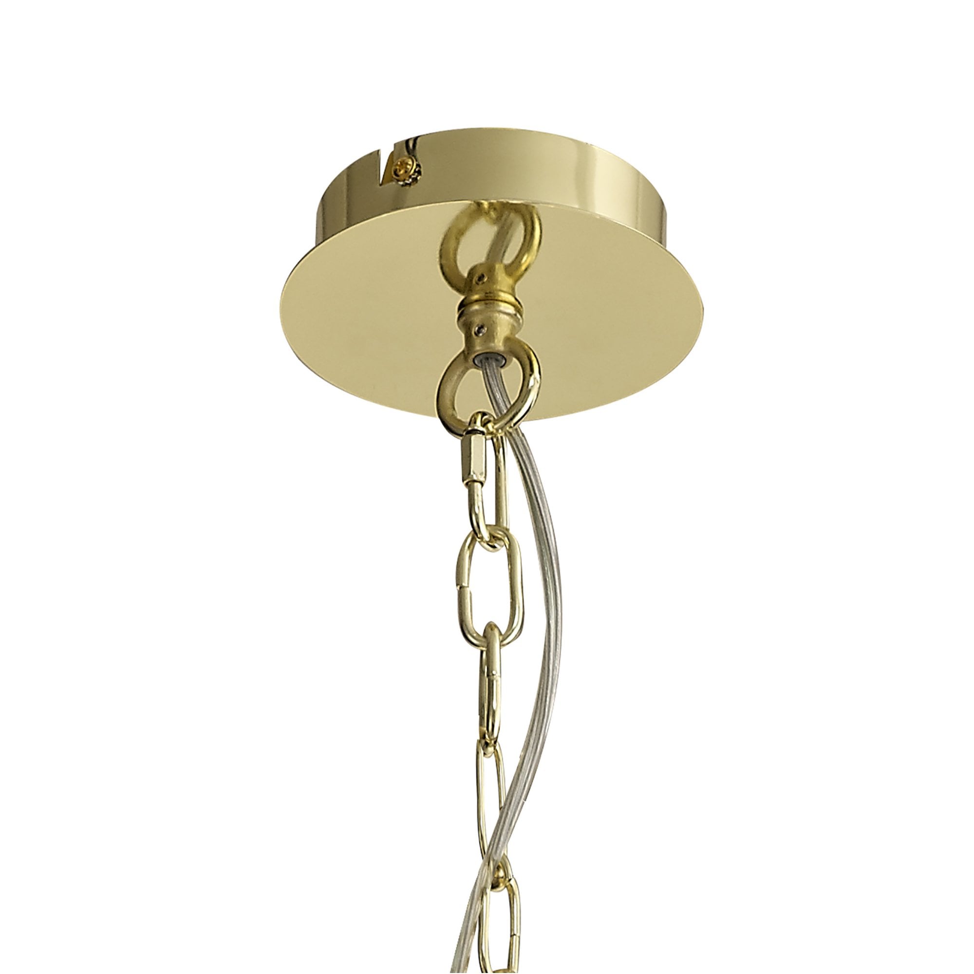 Fabula Heathcote 6 Light Rectangular Pendant/Semi-Flush Light - Polished Gold