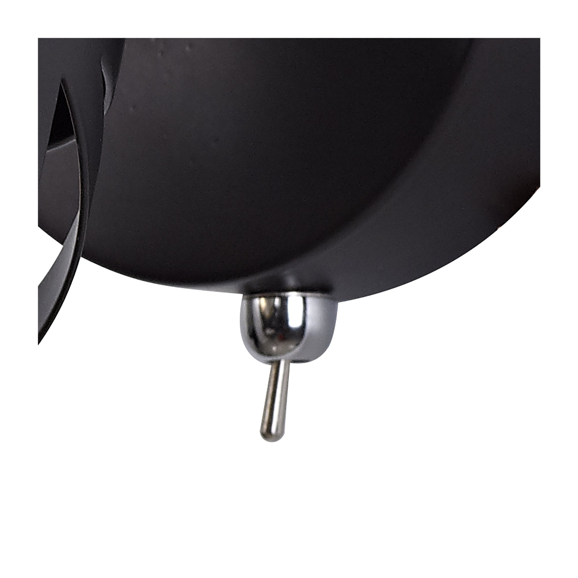 Fabula Leaden Single Spotlight - Oiled Bronze, Polished Chrome & Amber Glass