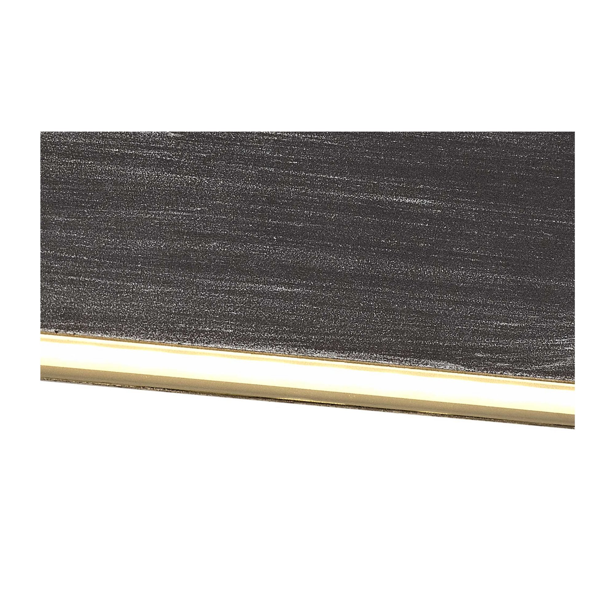 Fabula Danbury 6W LED Up & Down Wall Lamp - Black Silver - IP54