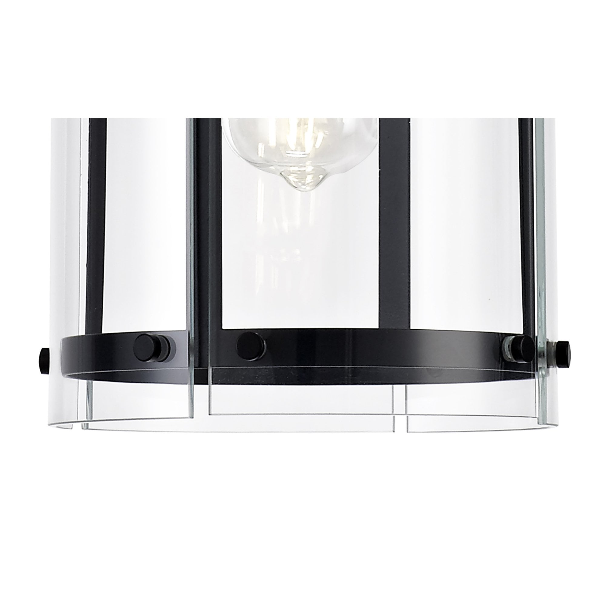 Fabula Regents Single Pendant - Matt Black