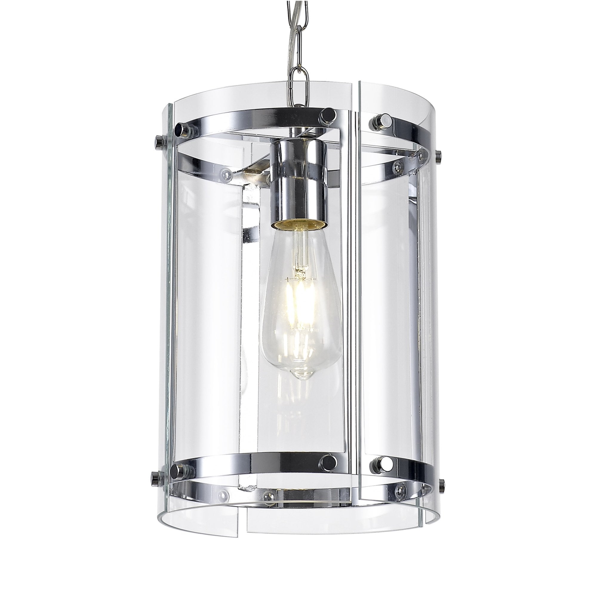 Fabula Regents Single Pendant - Polished Chrome