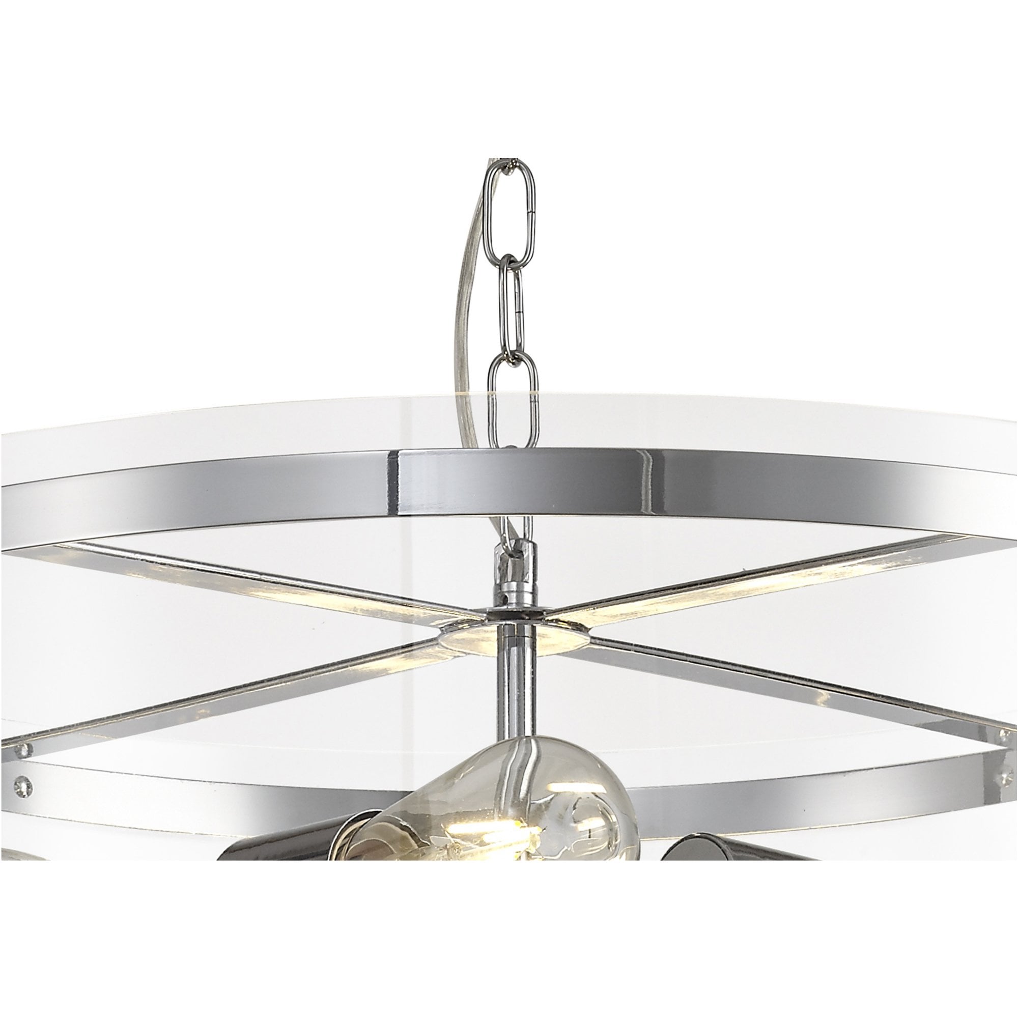 Fabula Regents 4 Light Pendant - Polished Chrome
