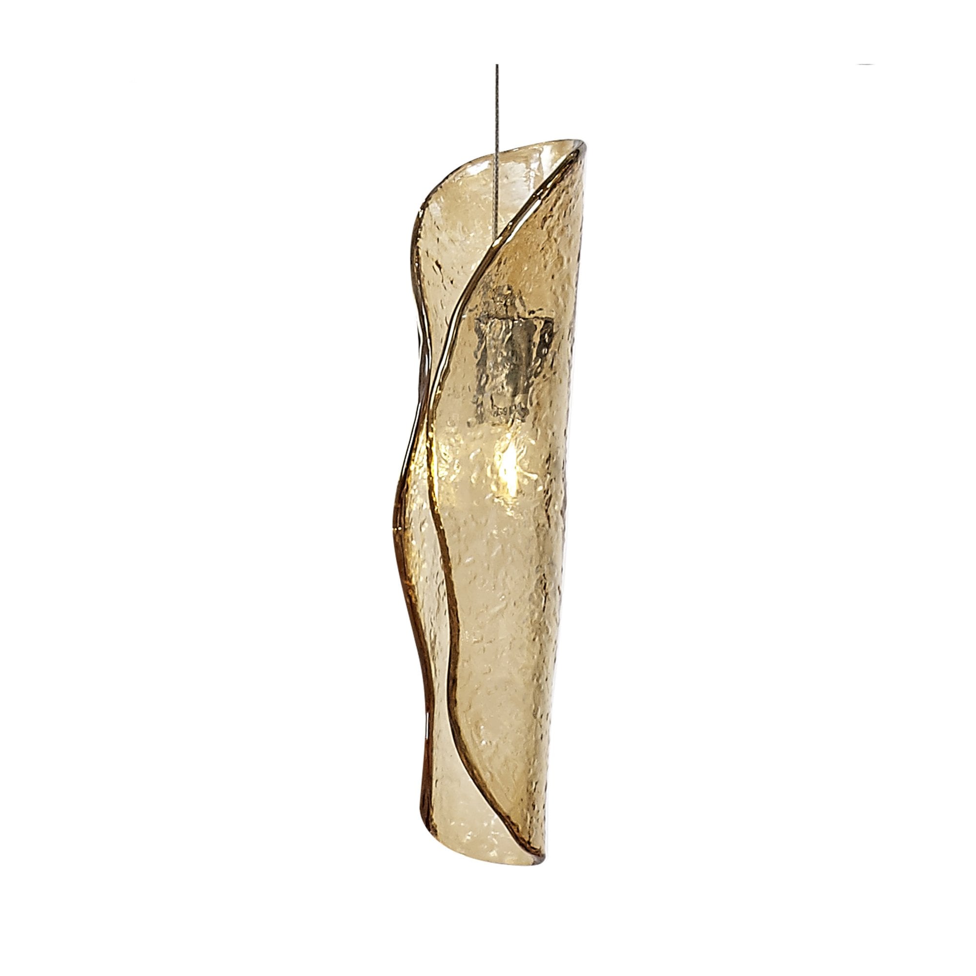 Fabula Chandos 21 Light Pendant - Polished Chrome, Clear, Amber & Smoked Glass