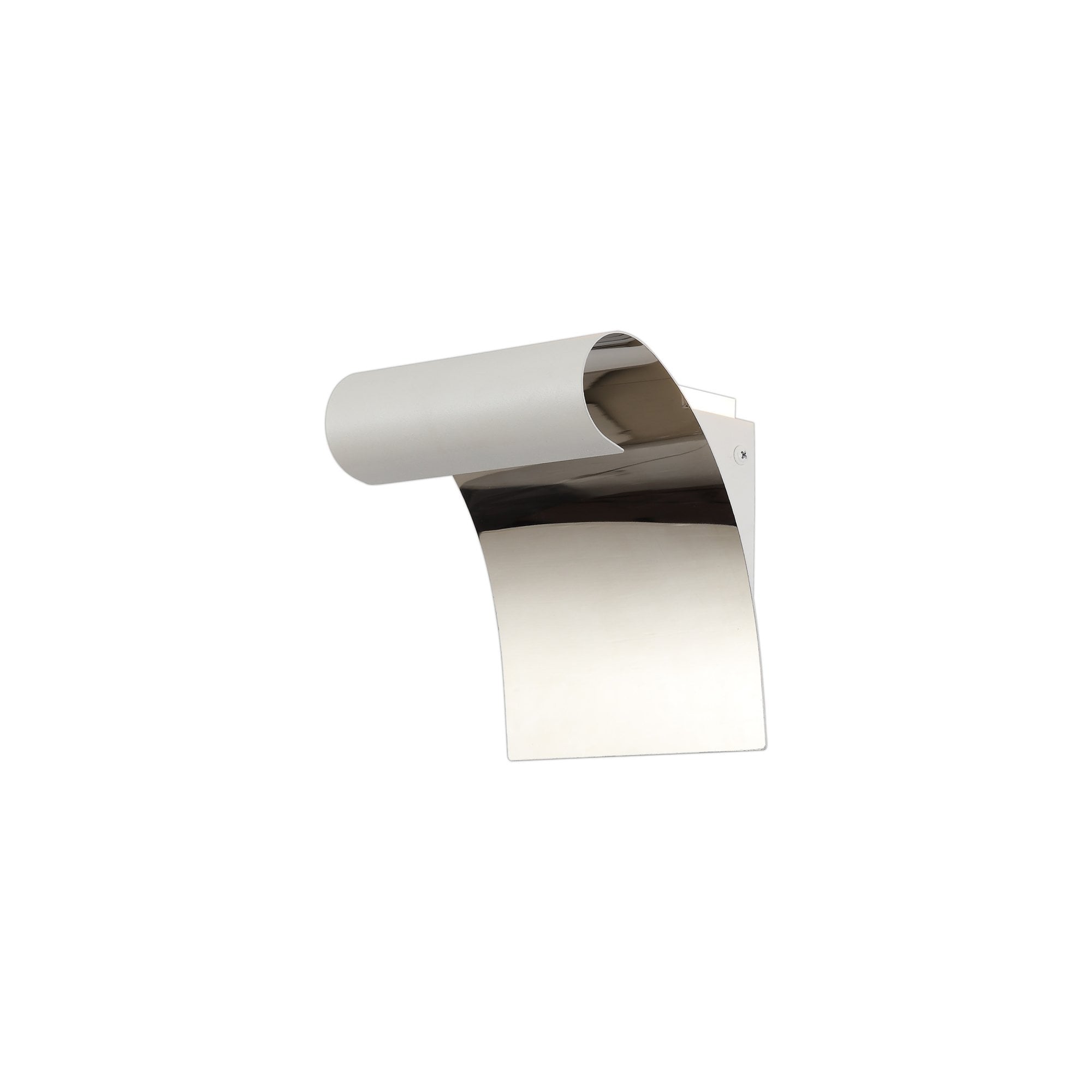 Fabula Avril 8W LED Wall Lamp - Sand White & Polished Chrome