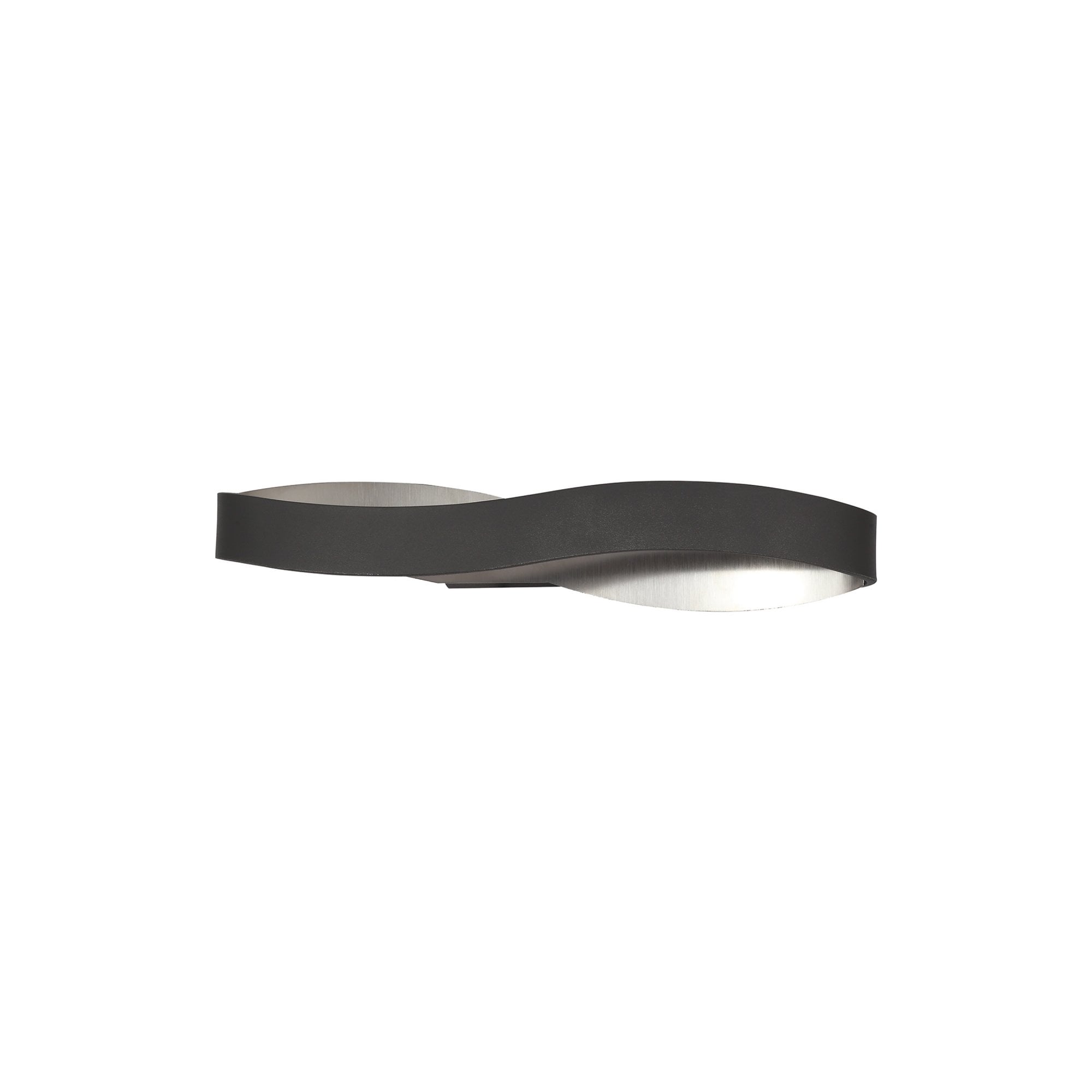 Fabula Essex LED Wall Lamp - Sand Anthracite & Satin Nickel