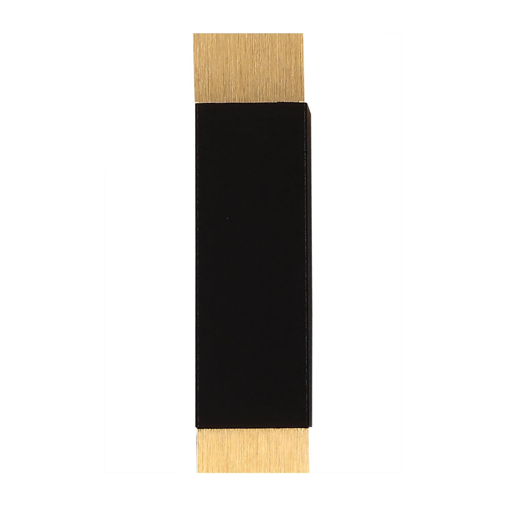 Fabula Shaftesbury LED Wall Lamp - Satin Gold & Sand Black