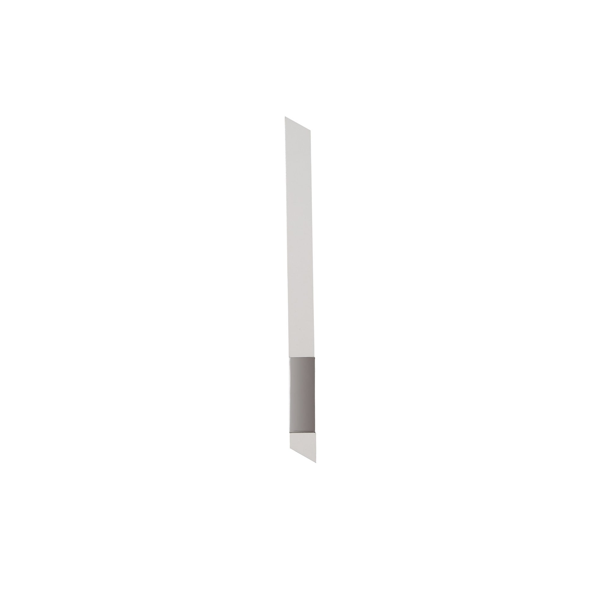 Fabula Shaftesbury LED Wall Lamp - Sand White & Polished Chrome