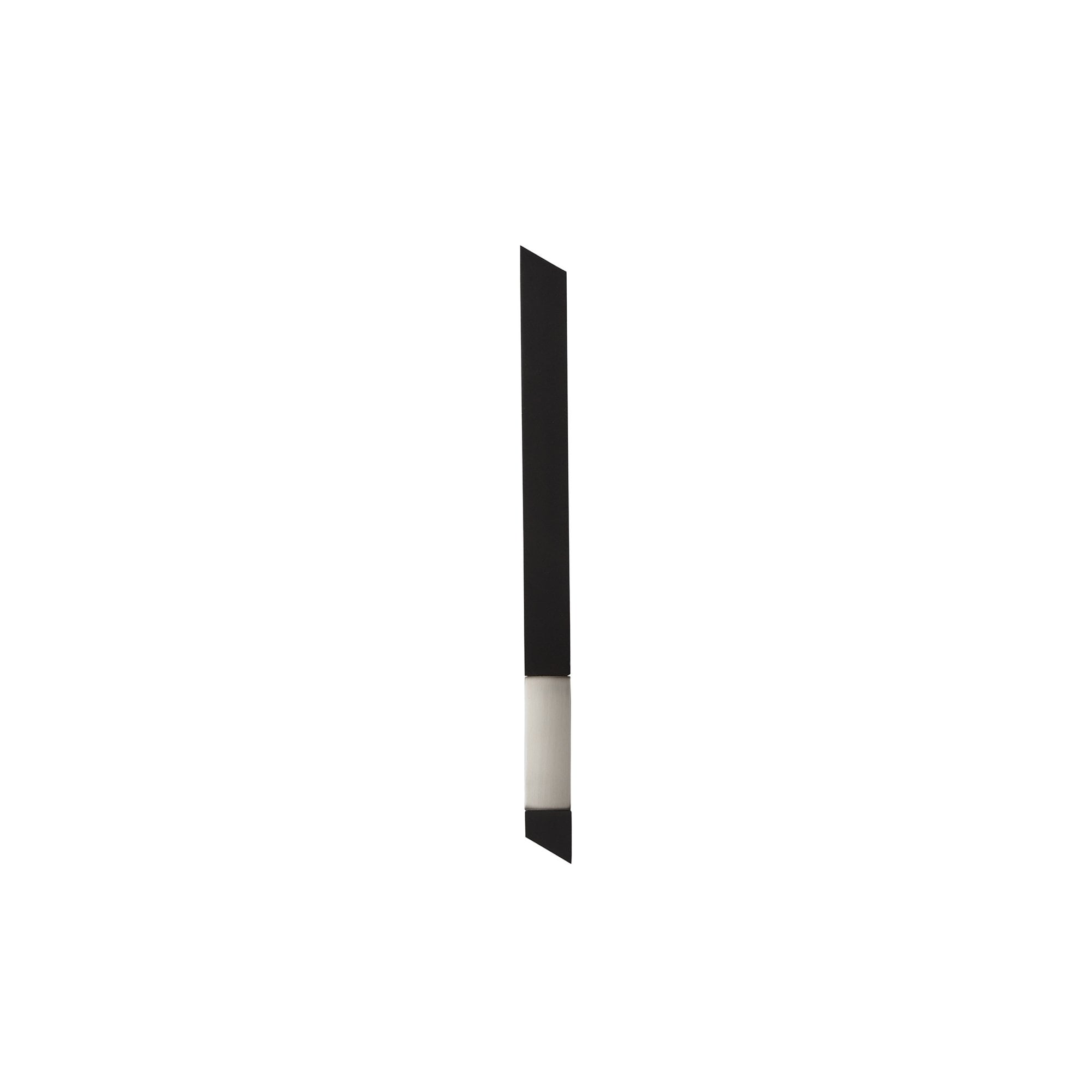 Fabula Shaftesbury LED Wall Lamp - Sand Black & Satin Nickel